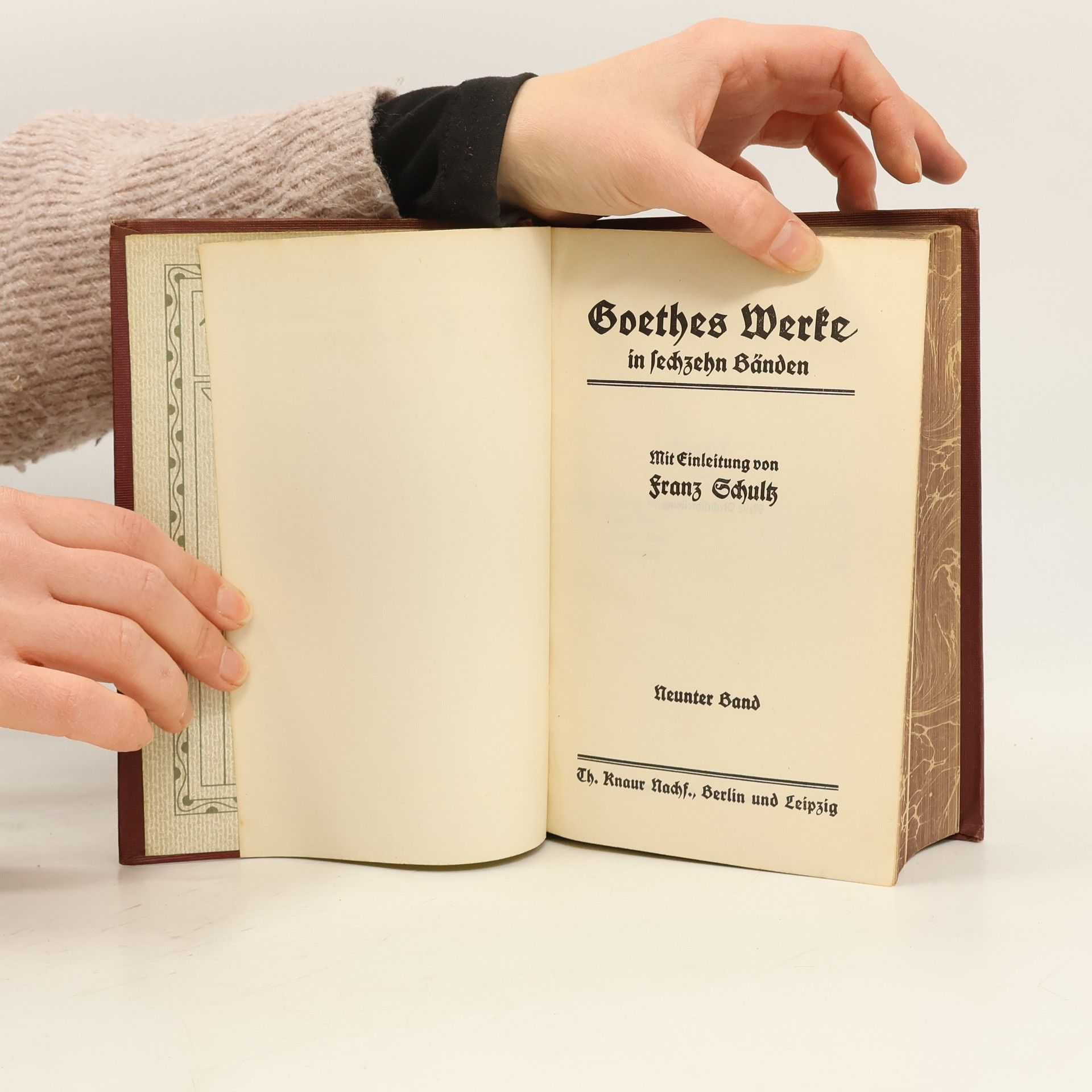 Johann Wolfgang von Goethe Goethes Werke in sechzehn Bänden 9-12