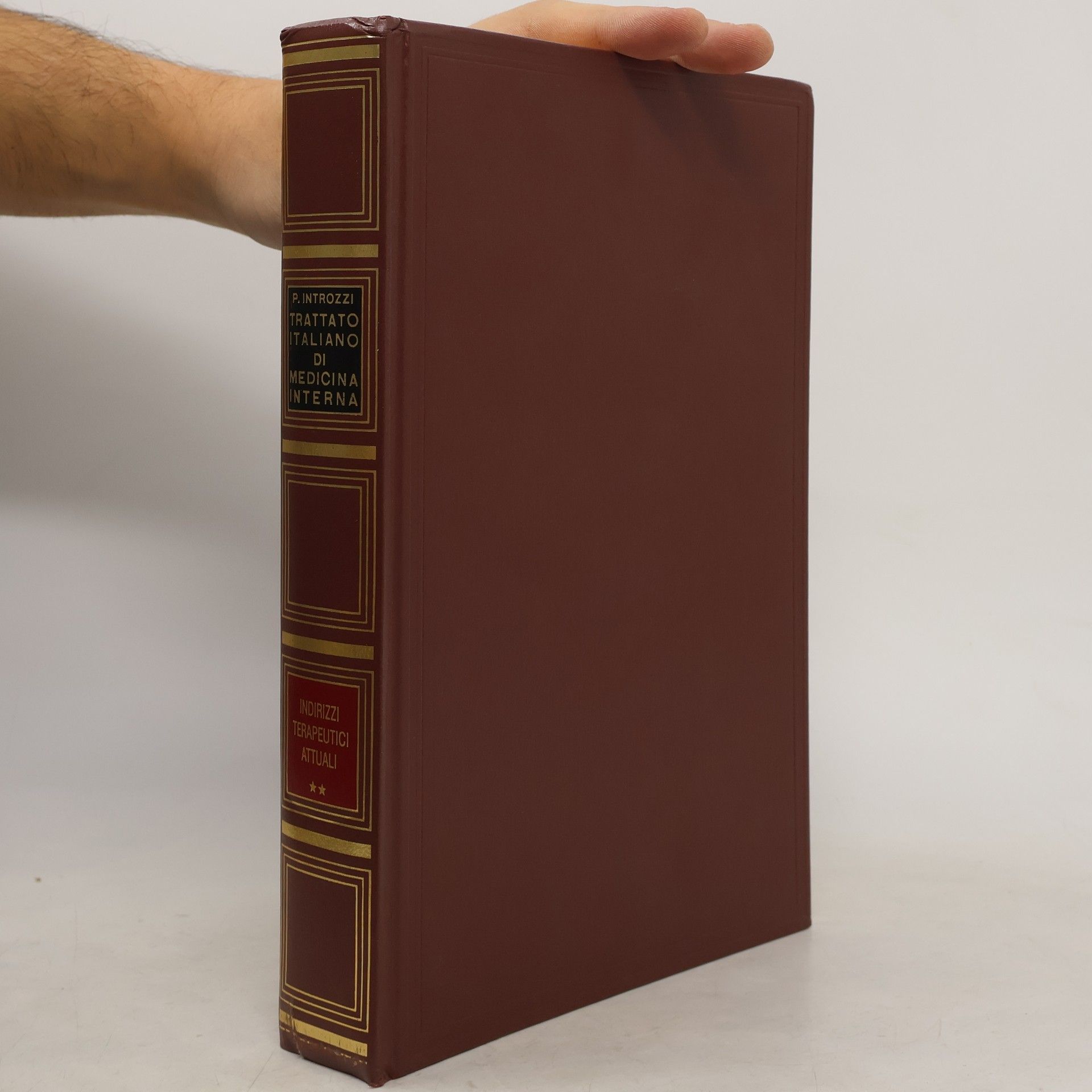 Paolo Introzzi Trattato italiano di medicina interna. Indirizzi terapeutici attuali