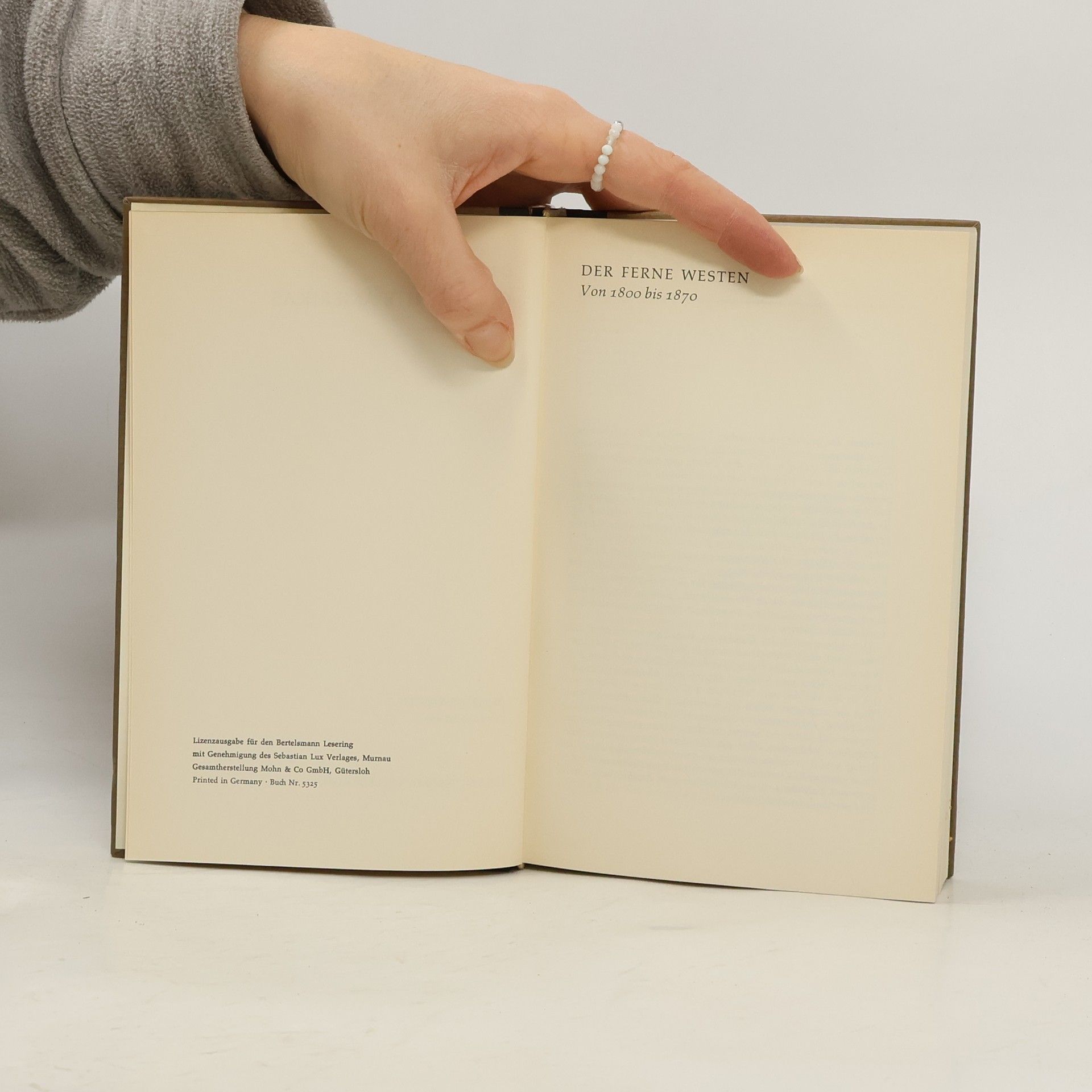 Collectif d'auteurs Der ferne westen