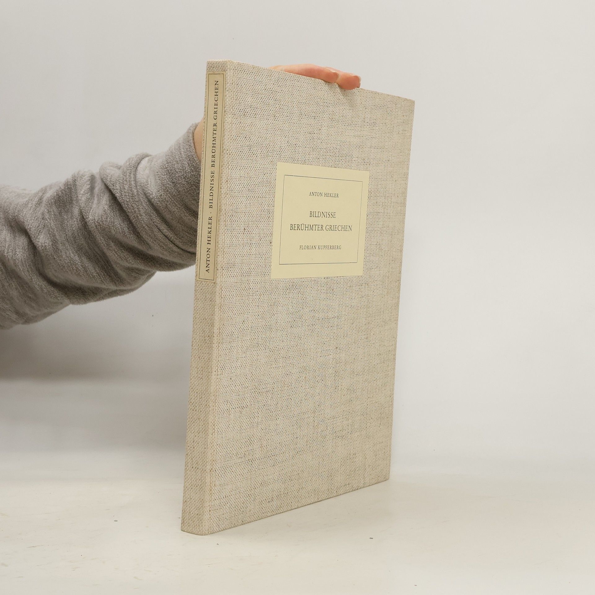 Anton Hekler Bildnisse Berühmter Griechen