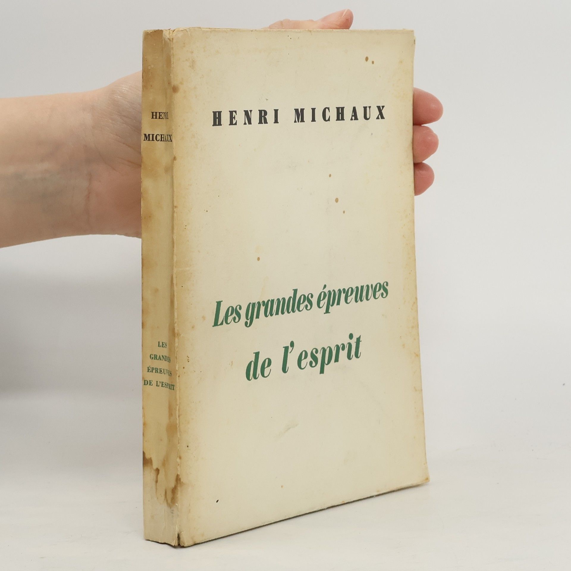 Les grandes épreuves de l'esprit