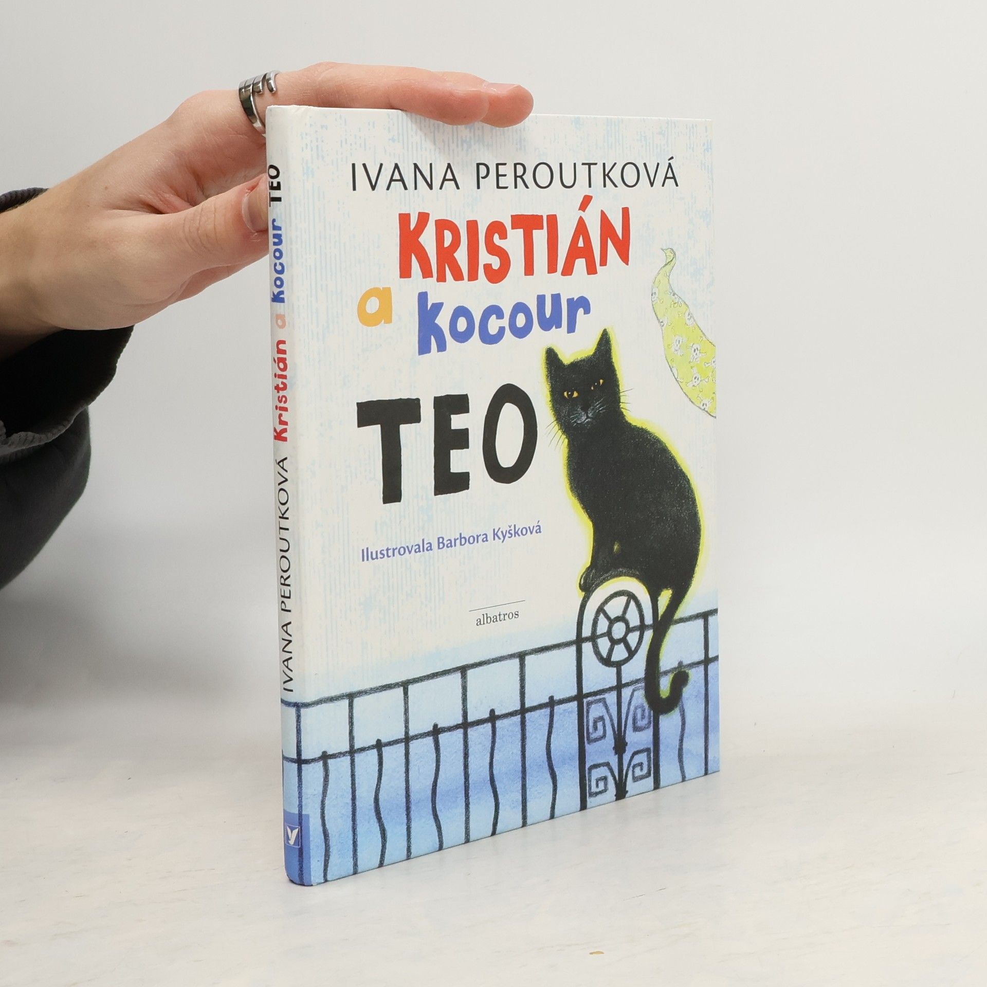 Peroutková Ivana Kristián a kocour Teo