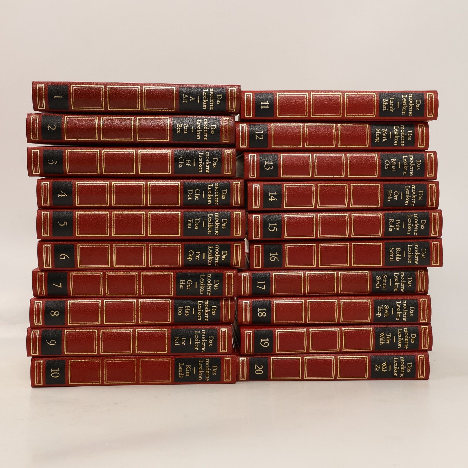 Auteurscollectief Das moderne Lexikon 1-20