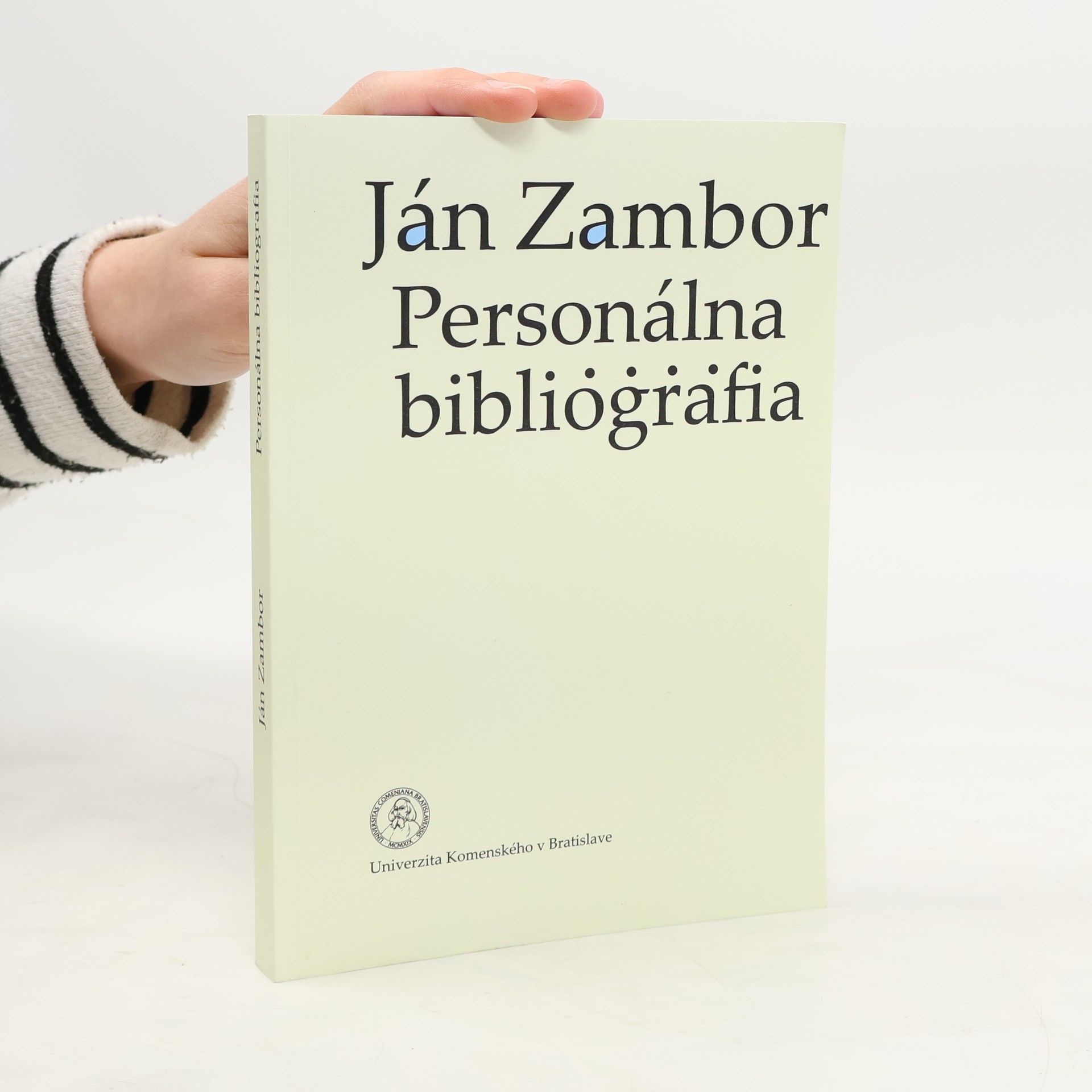 Ján Zambor Personálna bibliografia
