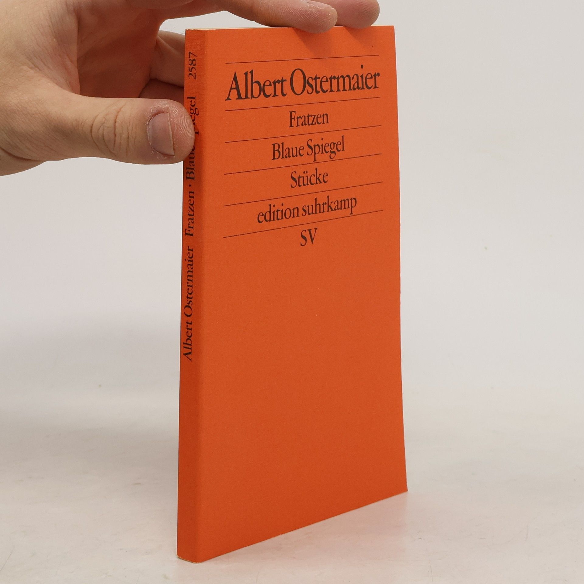 Albert Ostermaier Fratzen. Blaue Spiegel