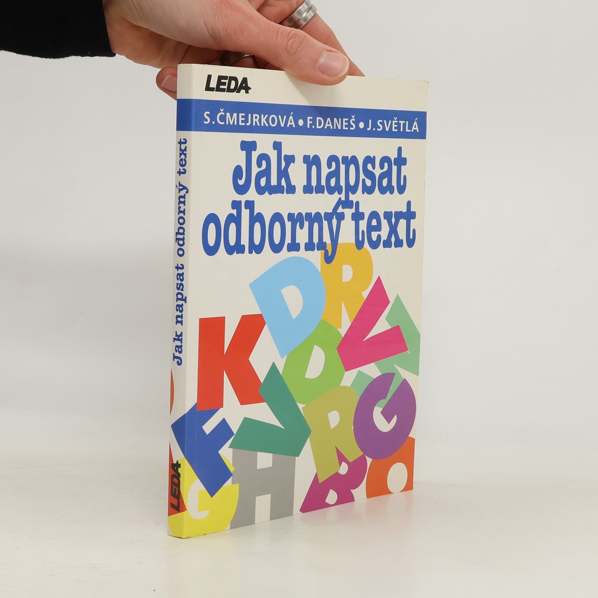 Světla Čmejrková Jak napsat odborný text