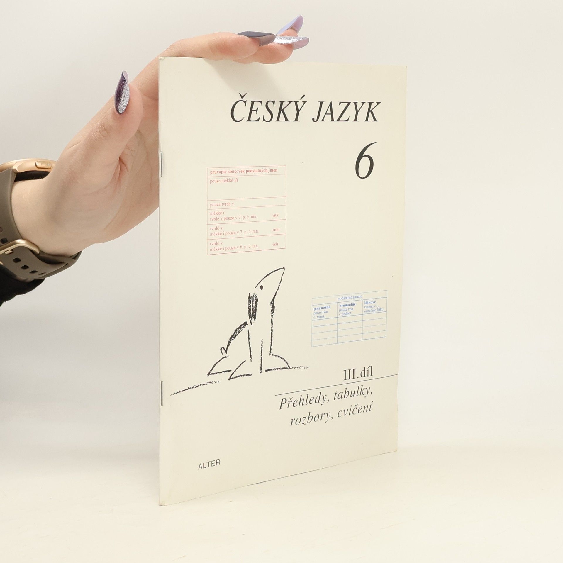 Eva Beránková Český jazyk 6. III. díl, Přehledy, tabulky, rozbory, cvičení