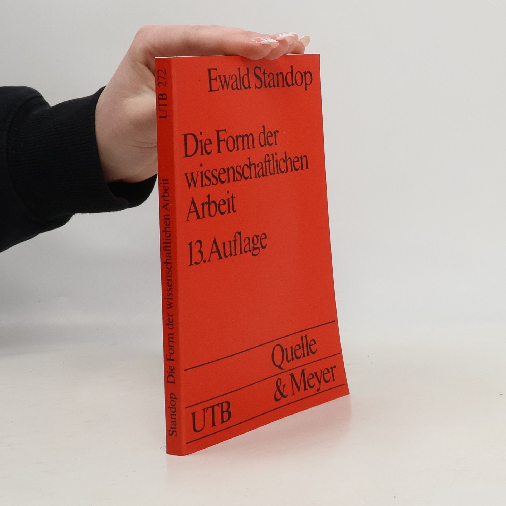 Die Form der wissenschaftlichen Arbeit