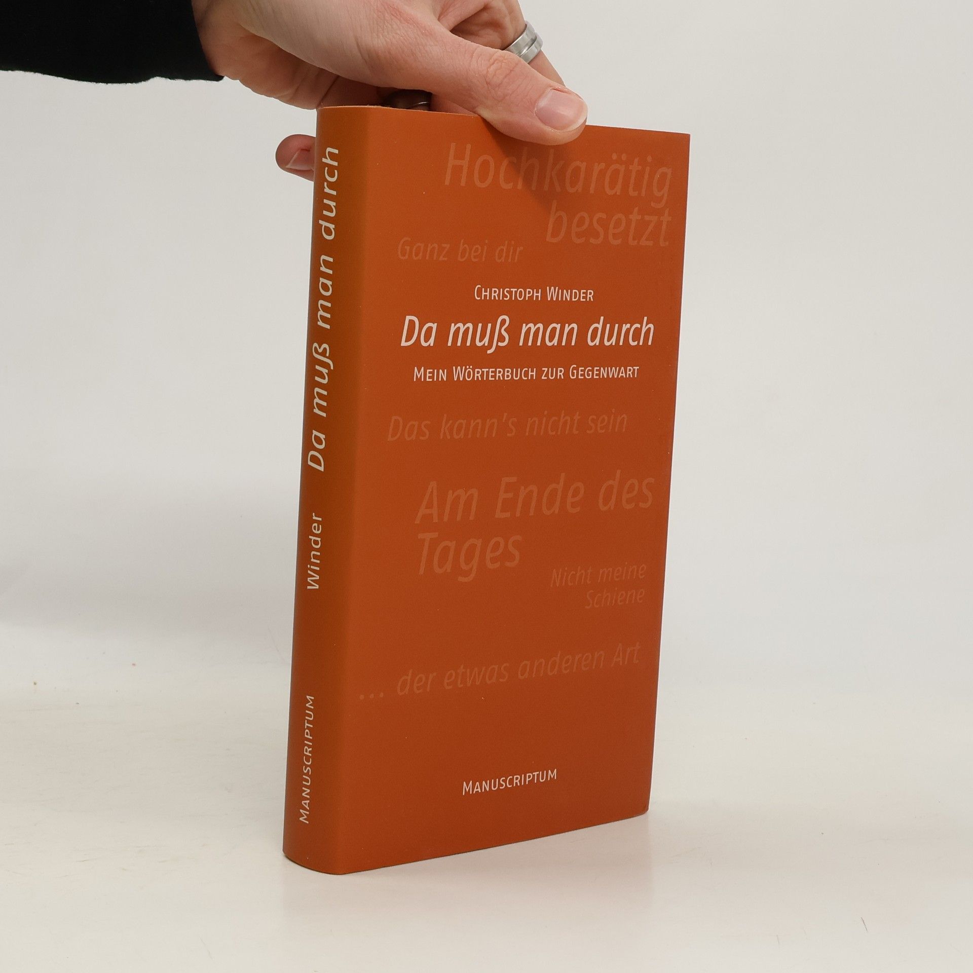 Christoph Winder Da muß man durch