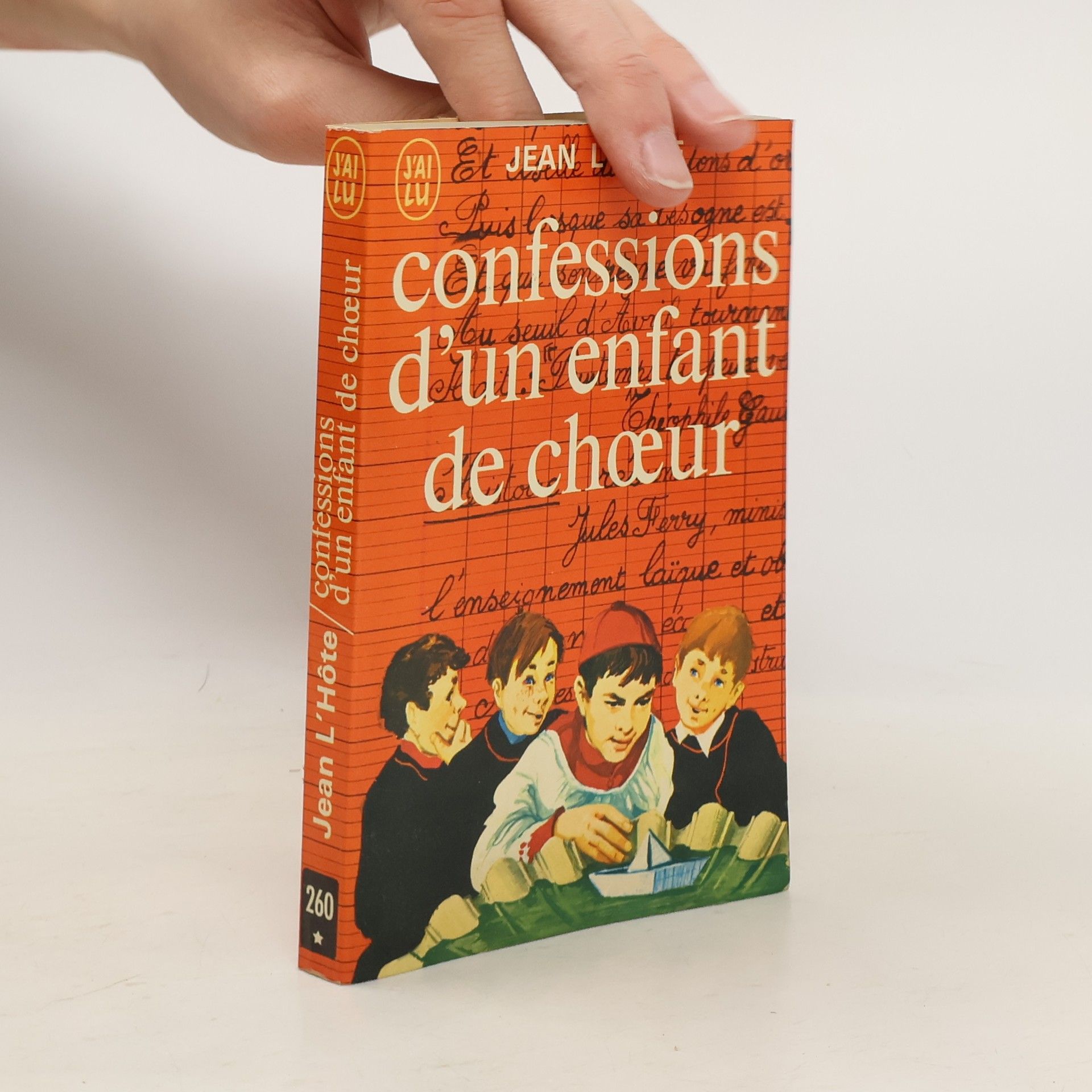 Jean Baptiste L'Hote Confessions d'un enfant de chœur