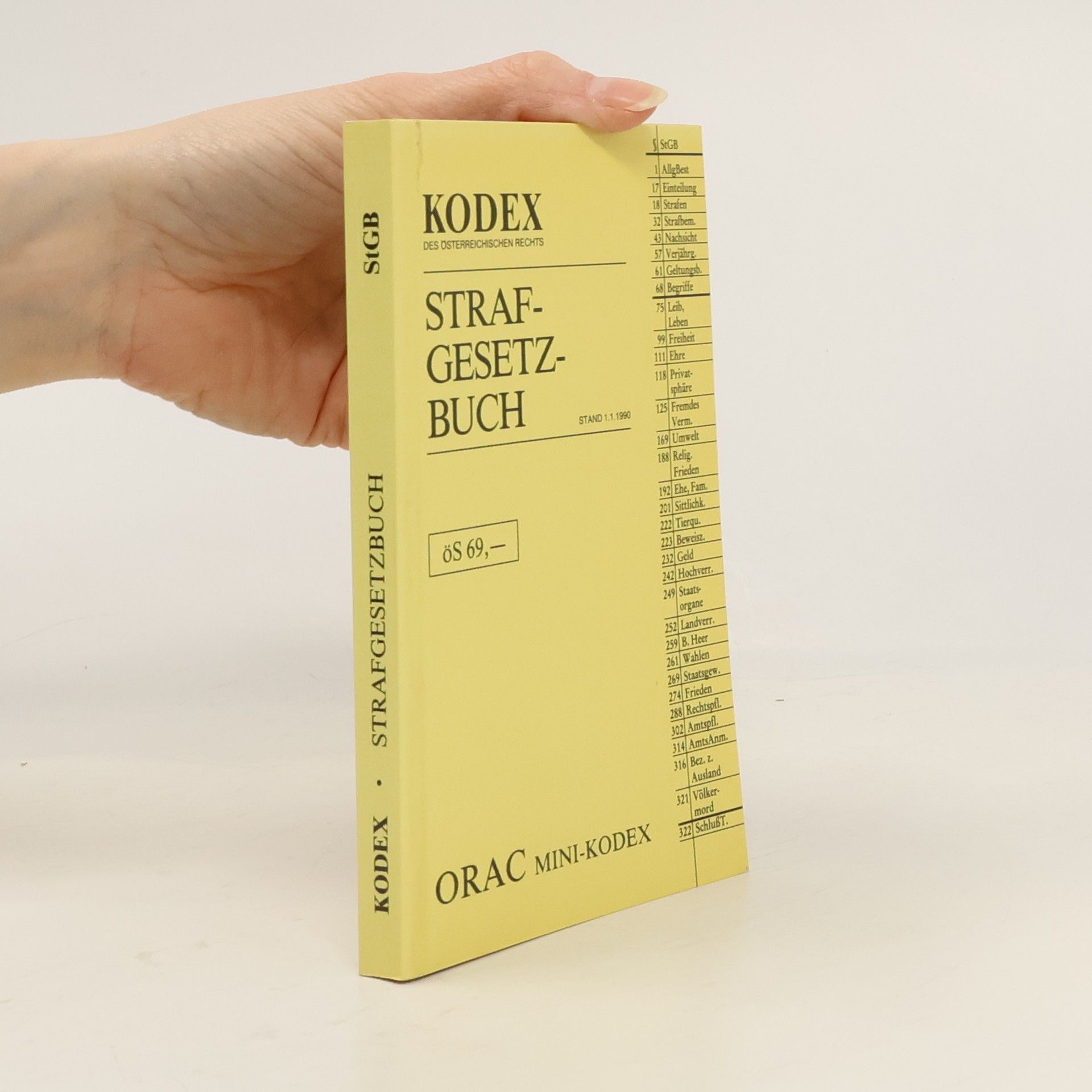 Kodex des österreichischen Rechts: Strafgesetzbuch