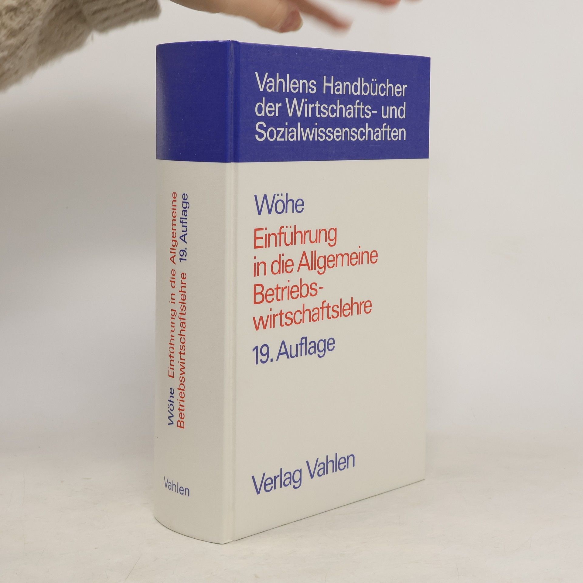 Einführung in die allgemeine Betriebswirtschaftslehre