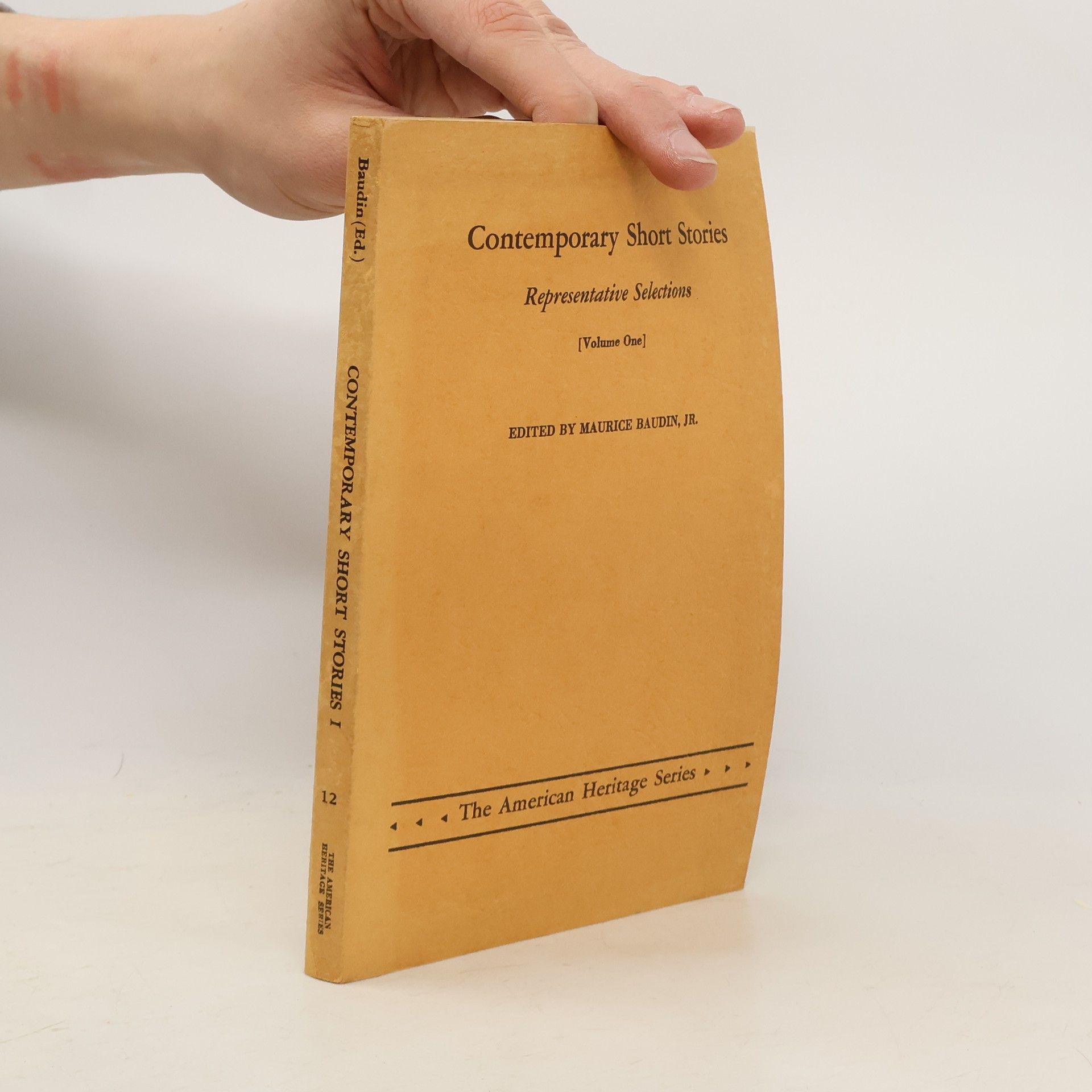 Contemporary Short Stories. Representative Selection I.