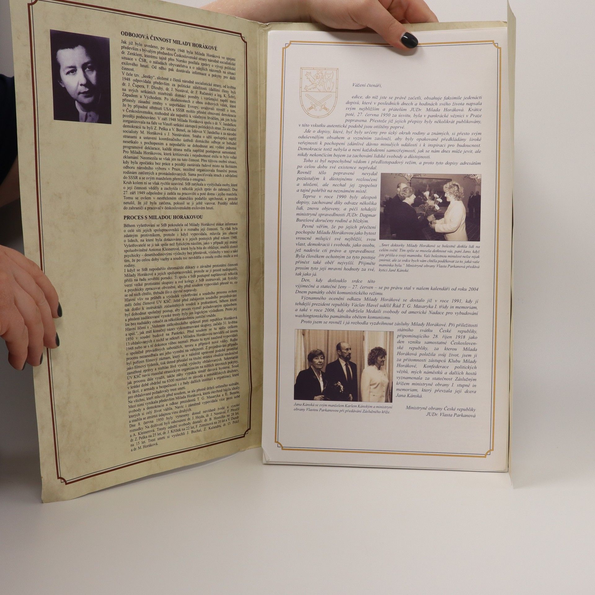 Milada Horáková Dopisy Milady Horákové