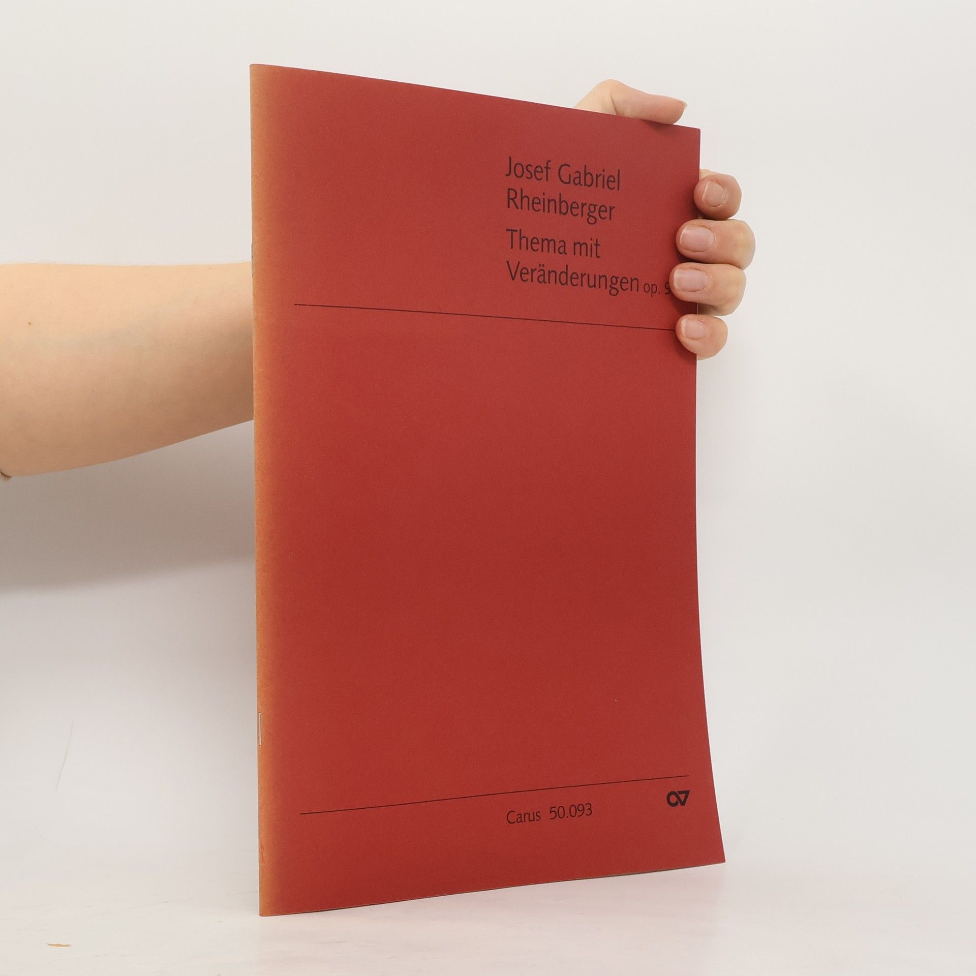 Josef Gabriel Rheinberger Thema mit Veränderungen op. 93