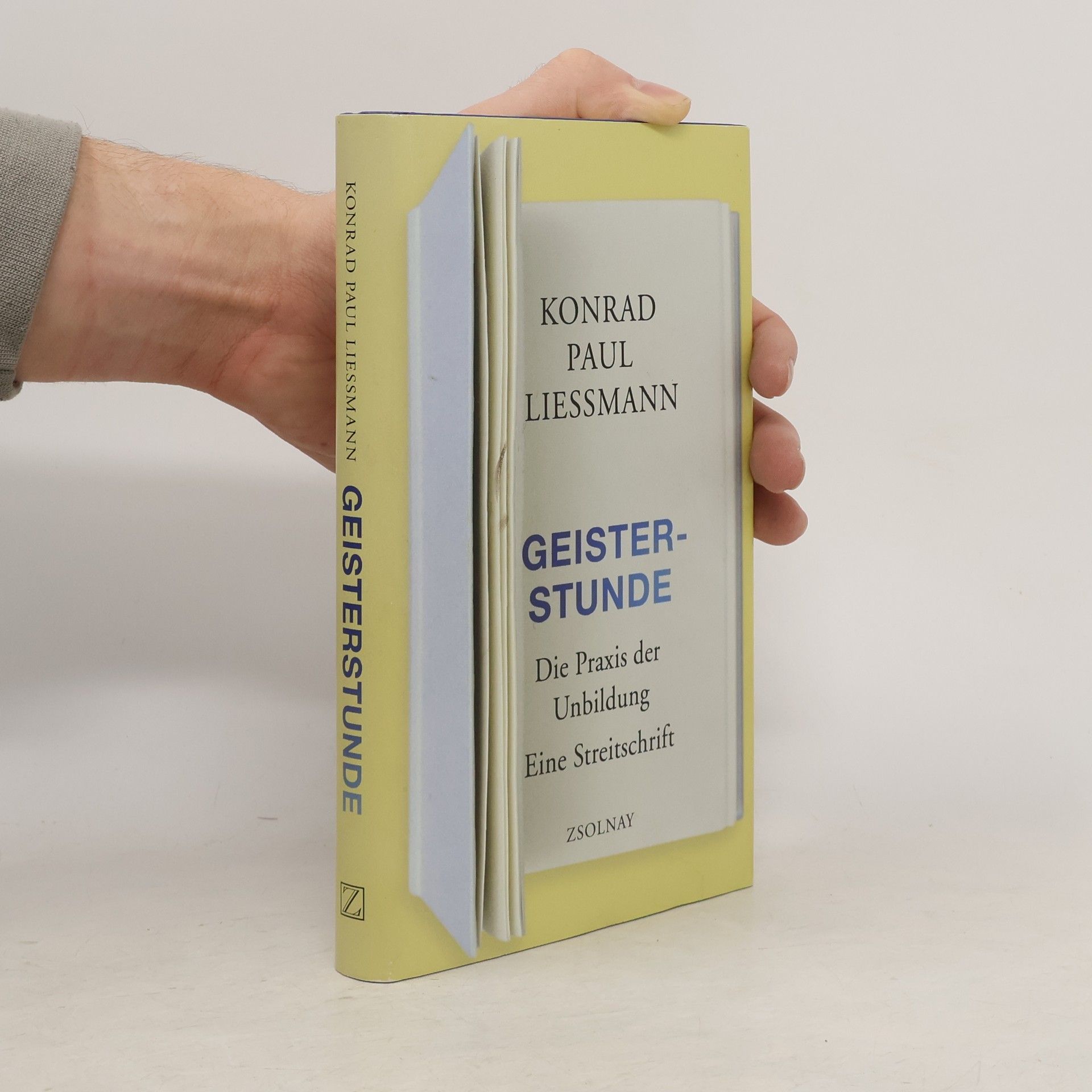 Konrad Paul Liessmann Geisterstunde