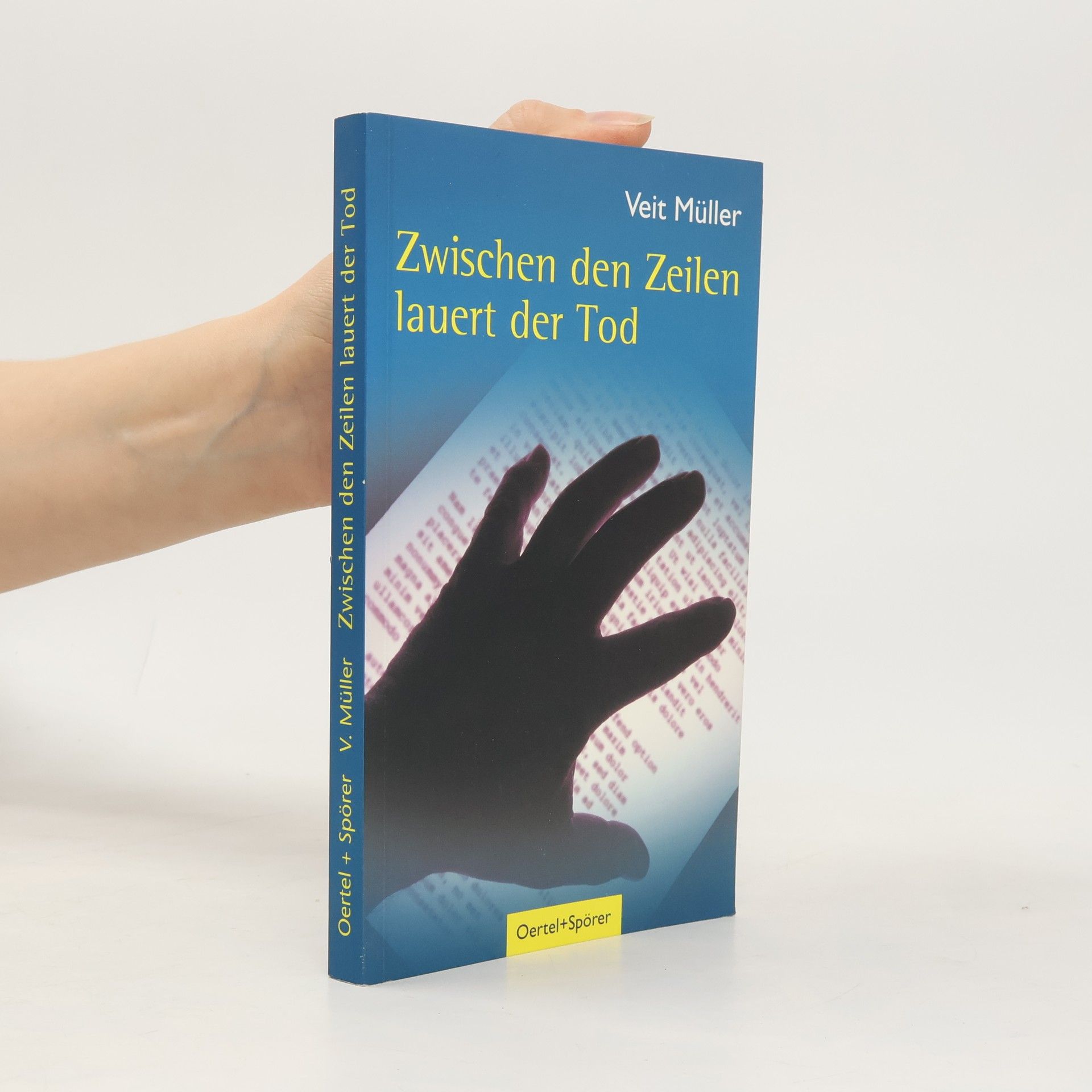 Veit Müller Zwischen den Zeilen lauert der Tod