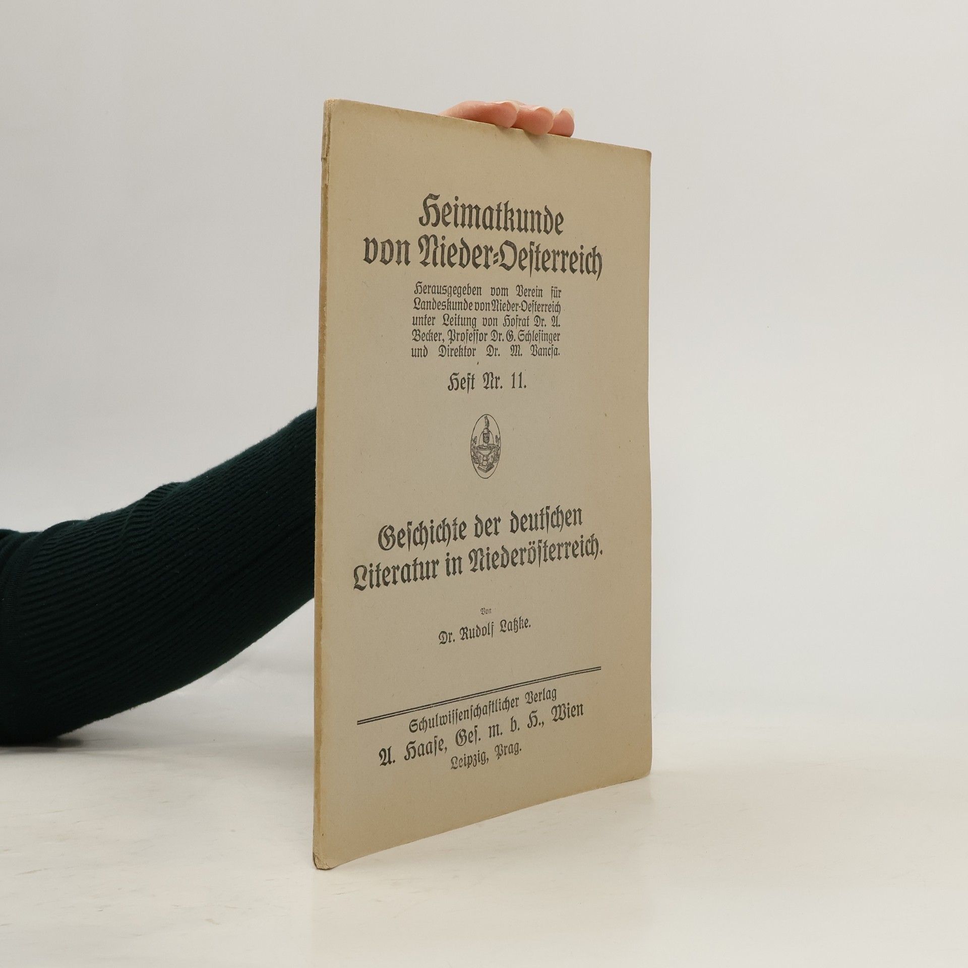 Rudolf Laßke Heimatkunde von Nieder-Oesterreich 11