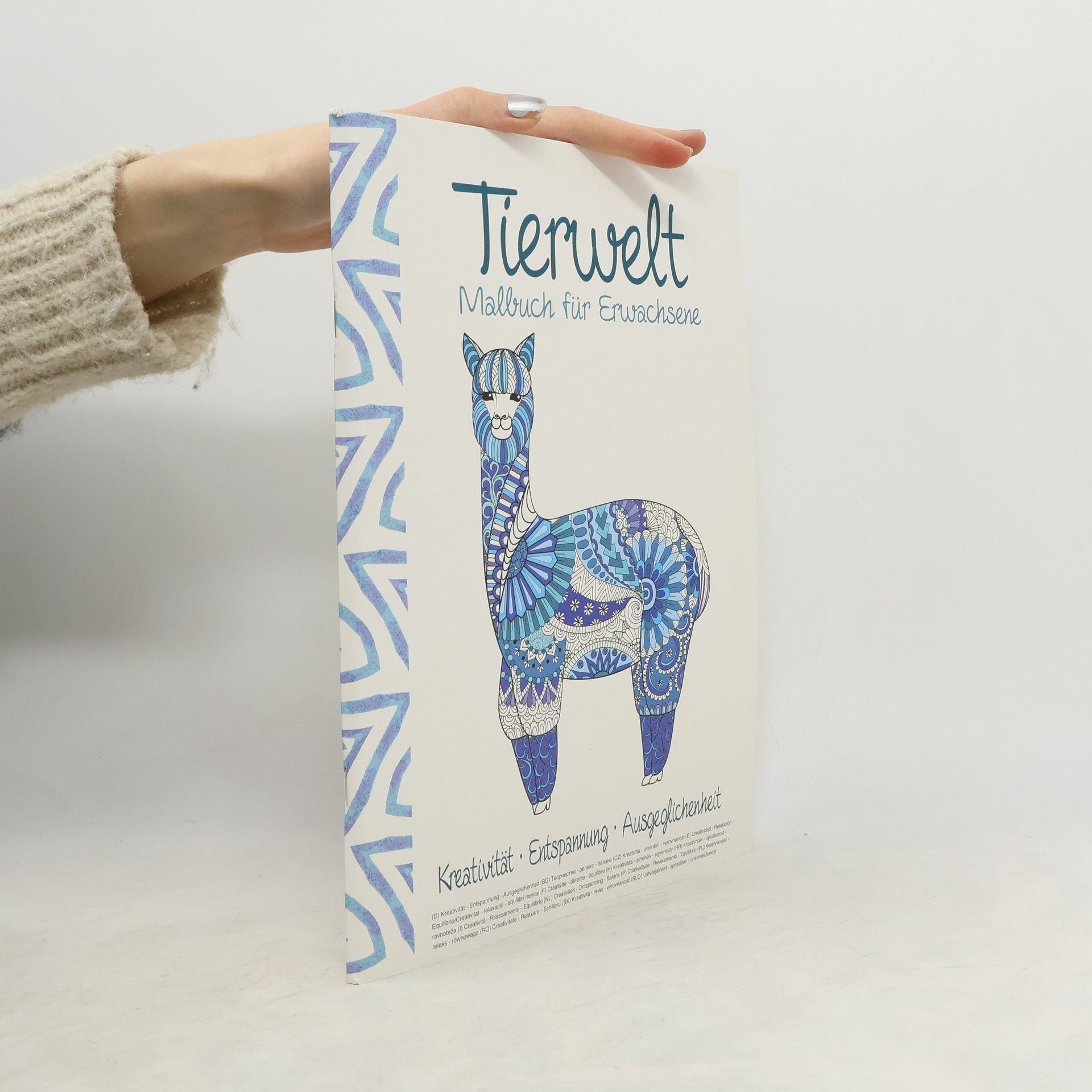 Kolektív autorov Tierwelt. Malbuch für Erwachsene