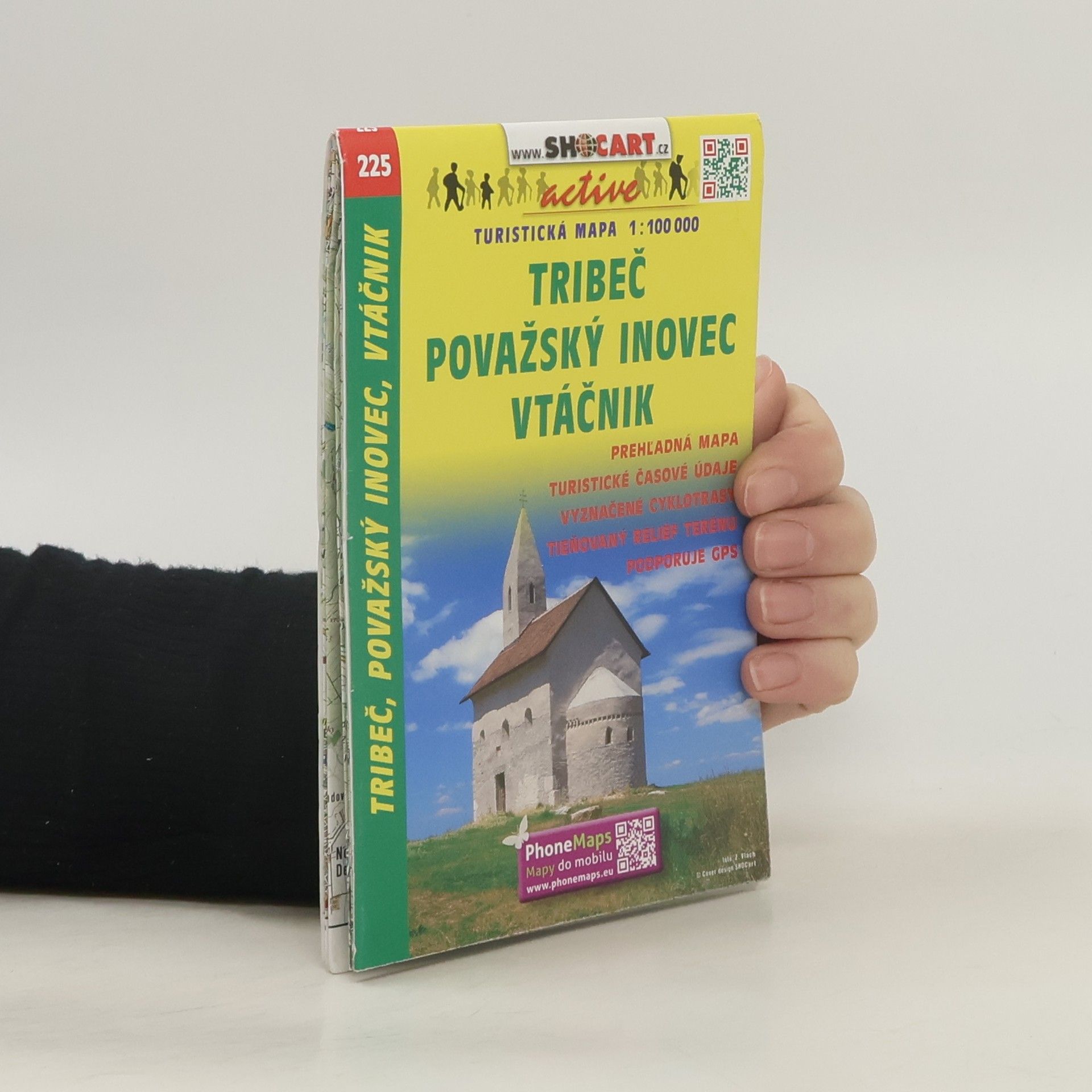 Autores varios SC 225 Tribeč, Považský Inovec, Vtáčnik 1:100 000