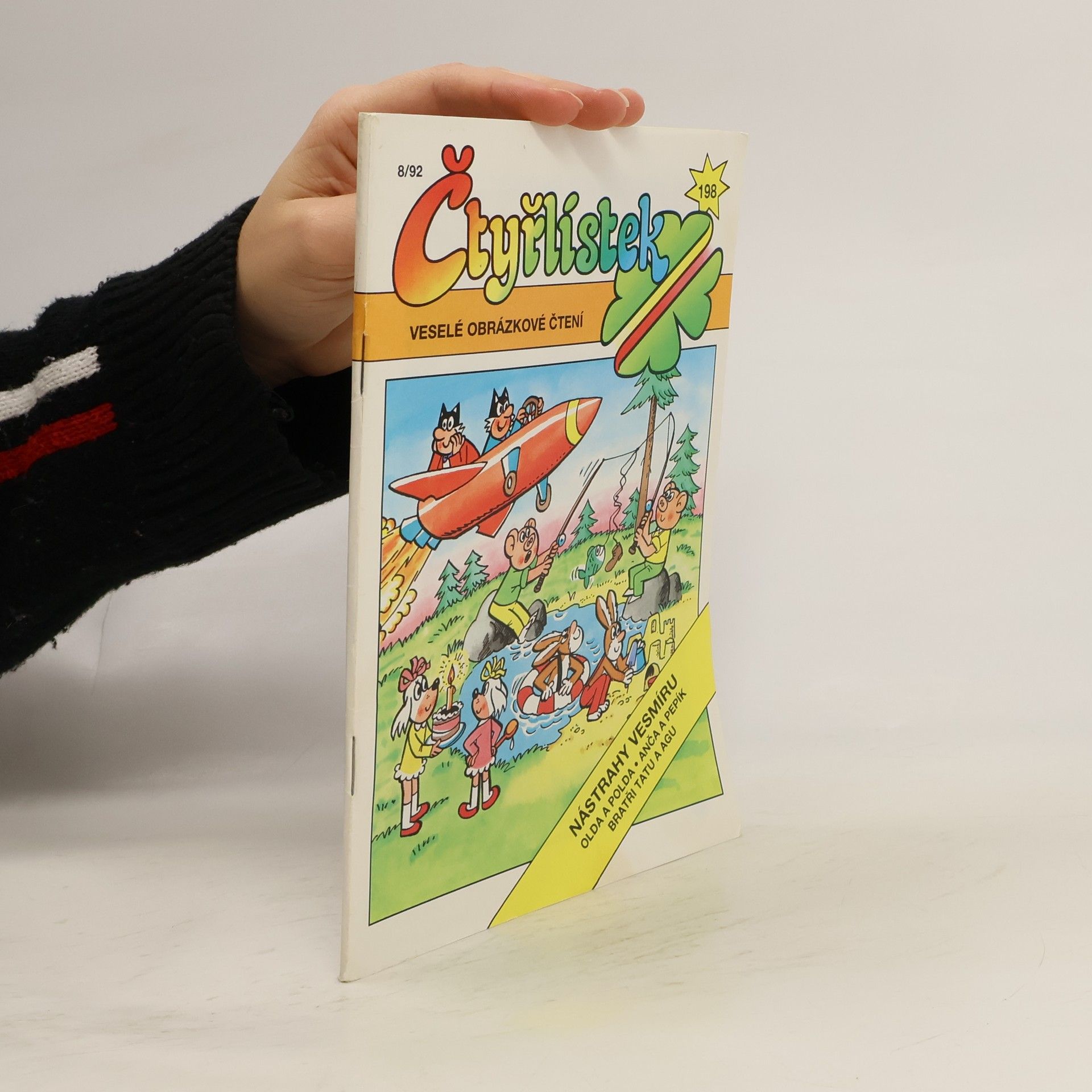 Kolektív autorov Čtyřlístek 198. 8/1992. Nástrahy vesmíru