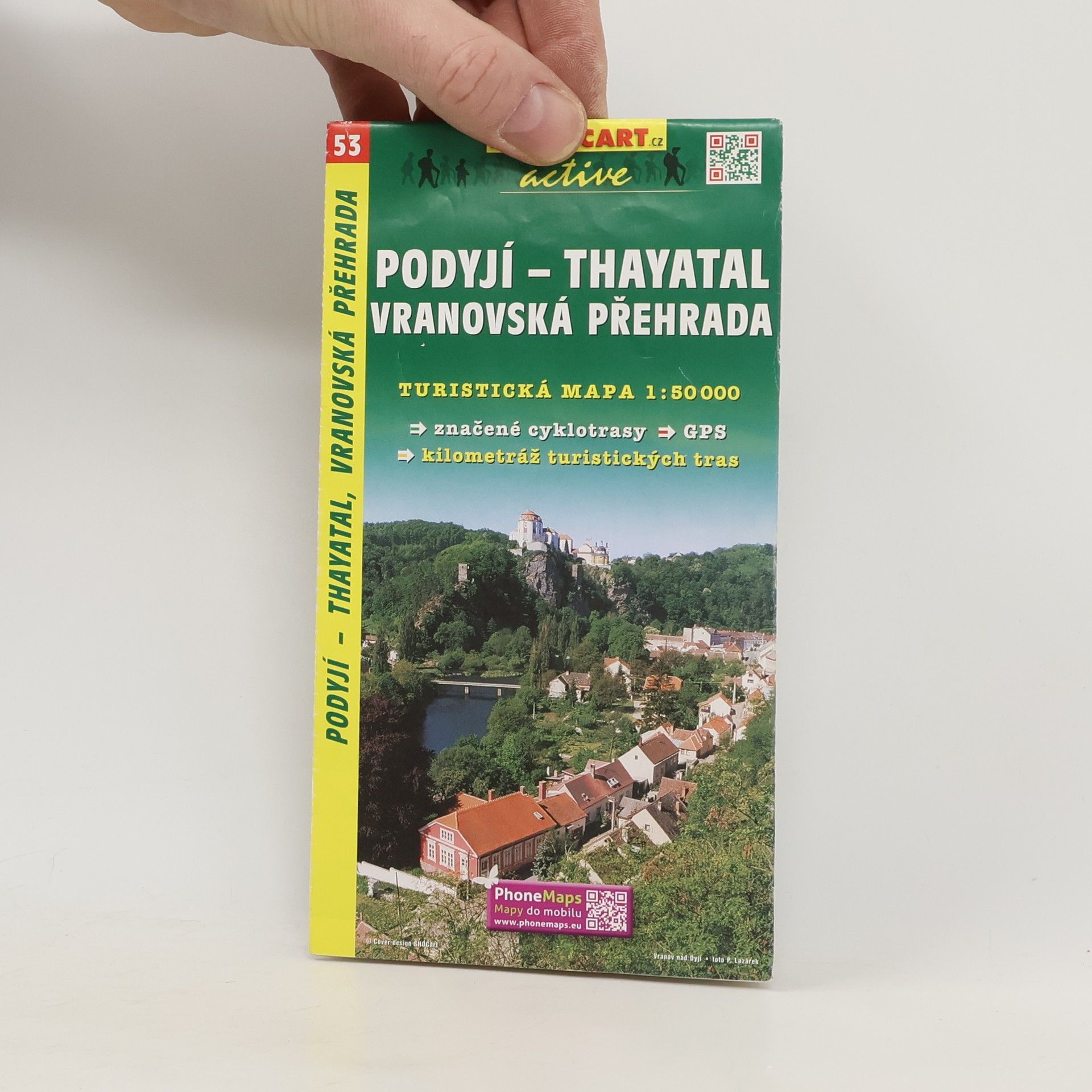 Autores varios Podyjí - Thayatal Vranovská přehrada : turistická mapa 1:50 000