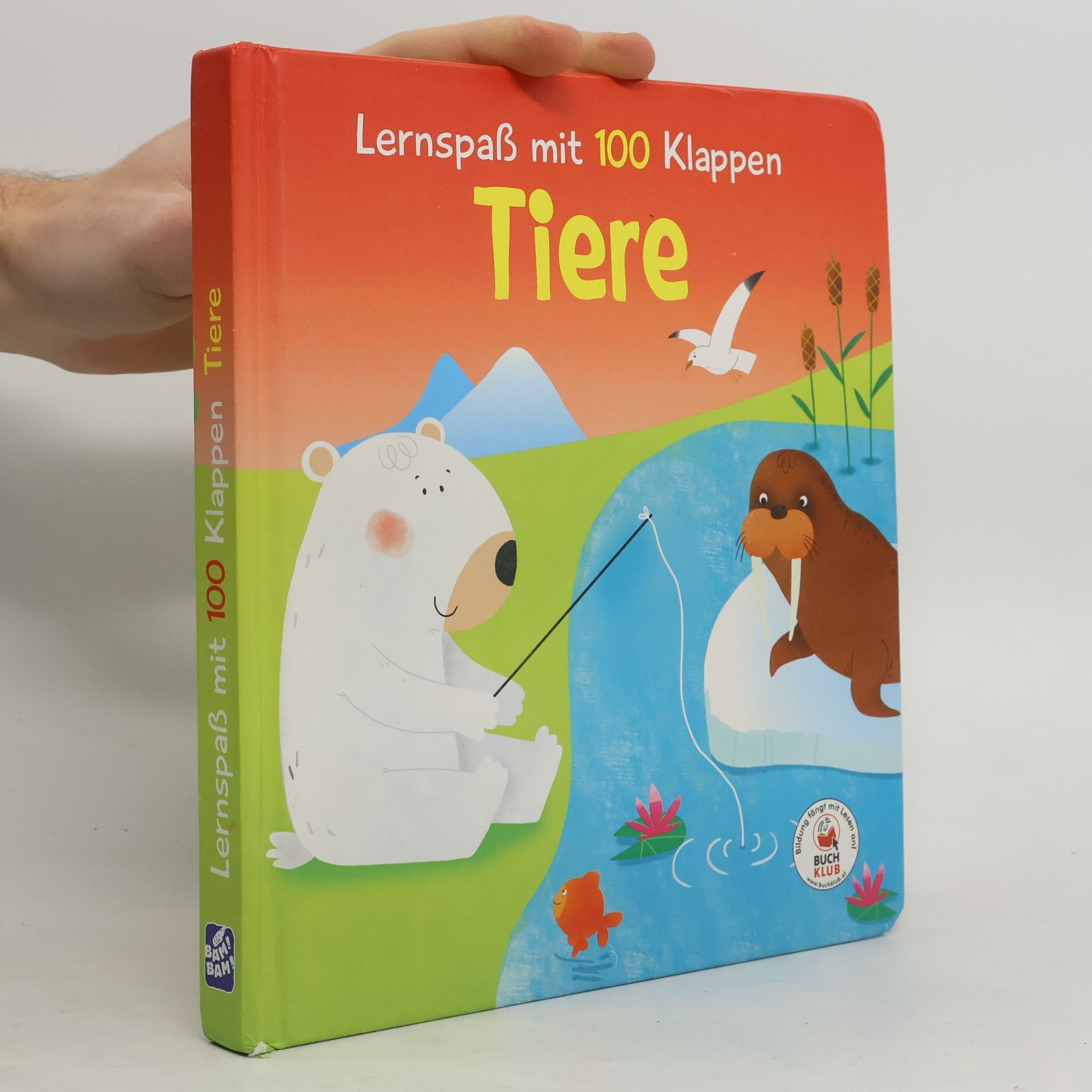 AA.VV. Lernspass mit 100 Klappen Tiere