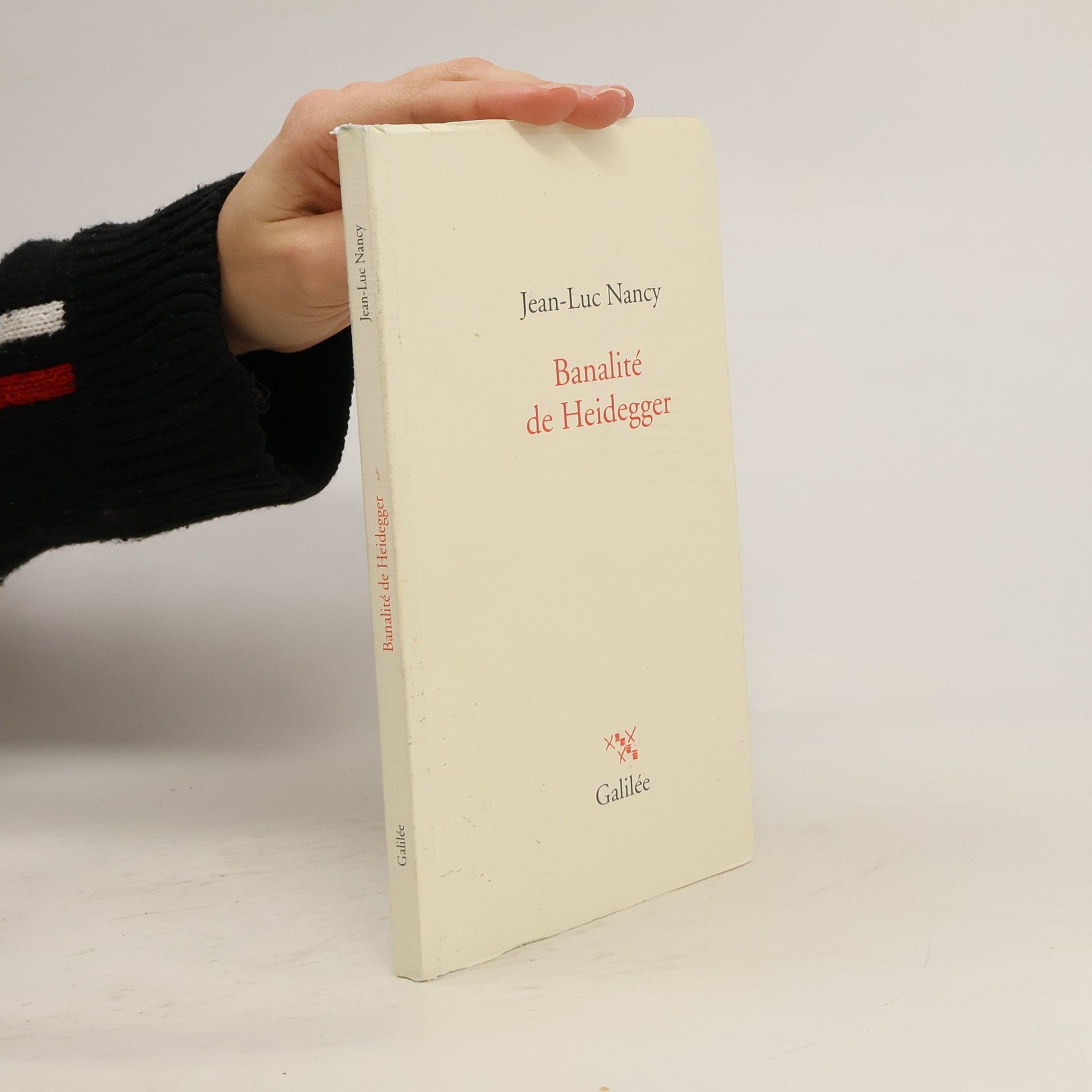 Jean Luc Nancy Banalité de Heidegger