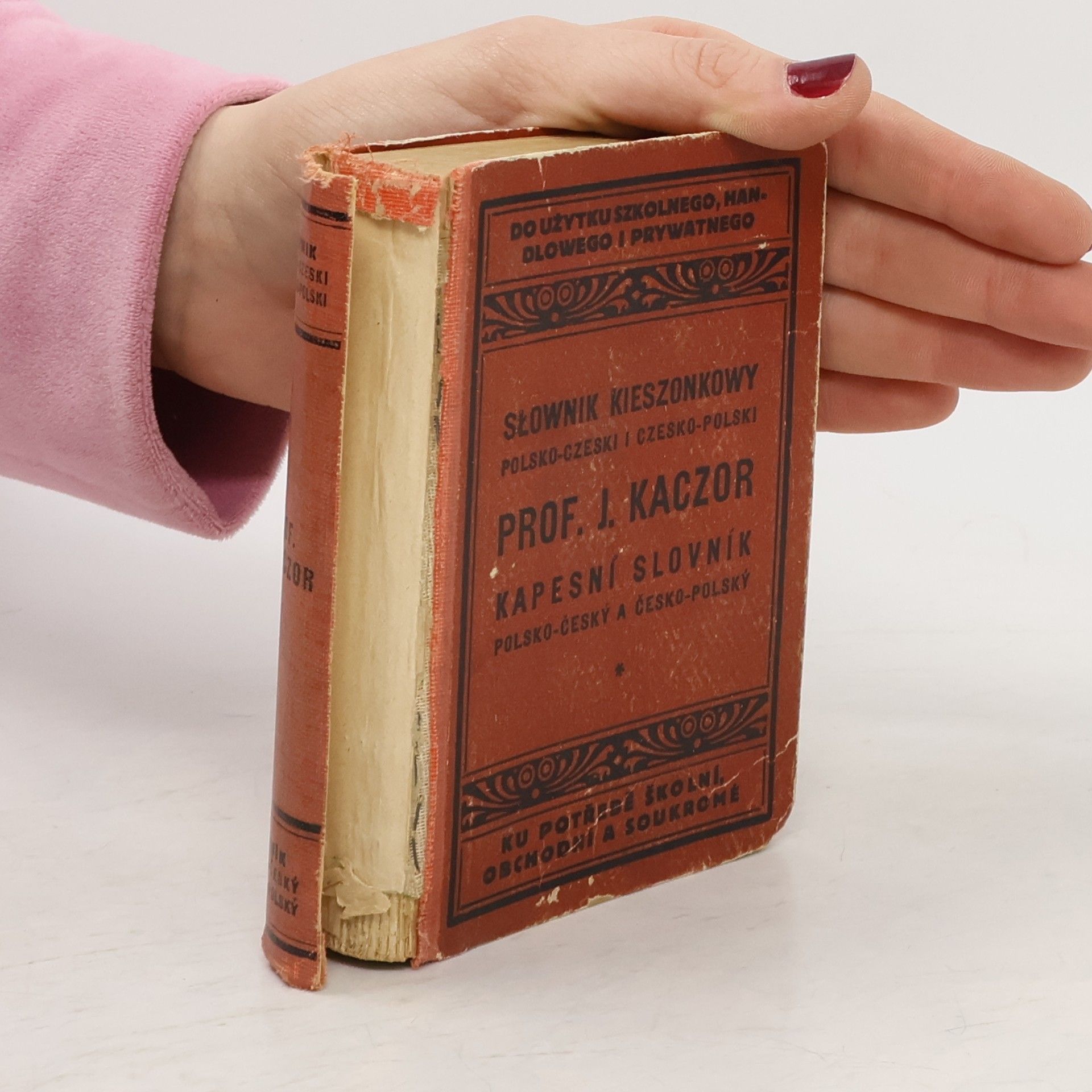 Ignác Kaczor Słownik Kieszonkowy. Polsko-czeski i czesko-polski. Nový kapesní slovník polsko-český a česko-polský