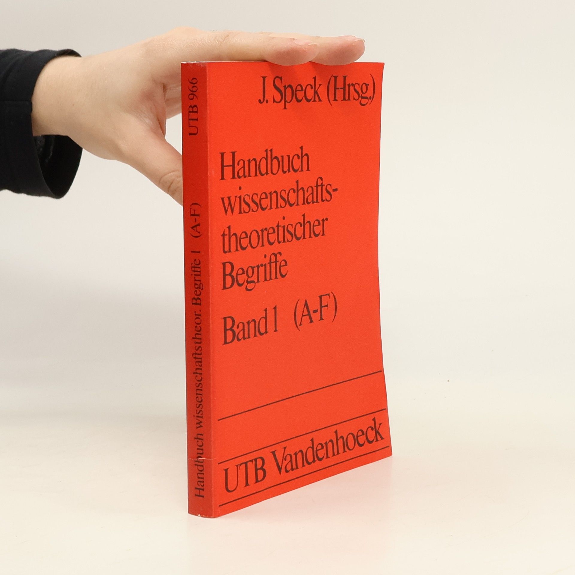Kolektív autorov Handbuch wissenschaftstheoretischer Begriffe