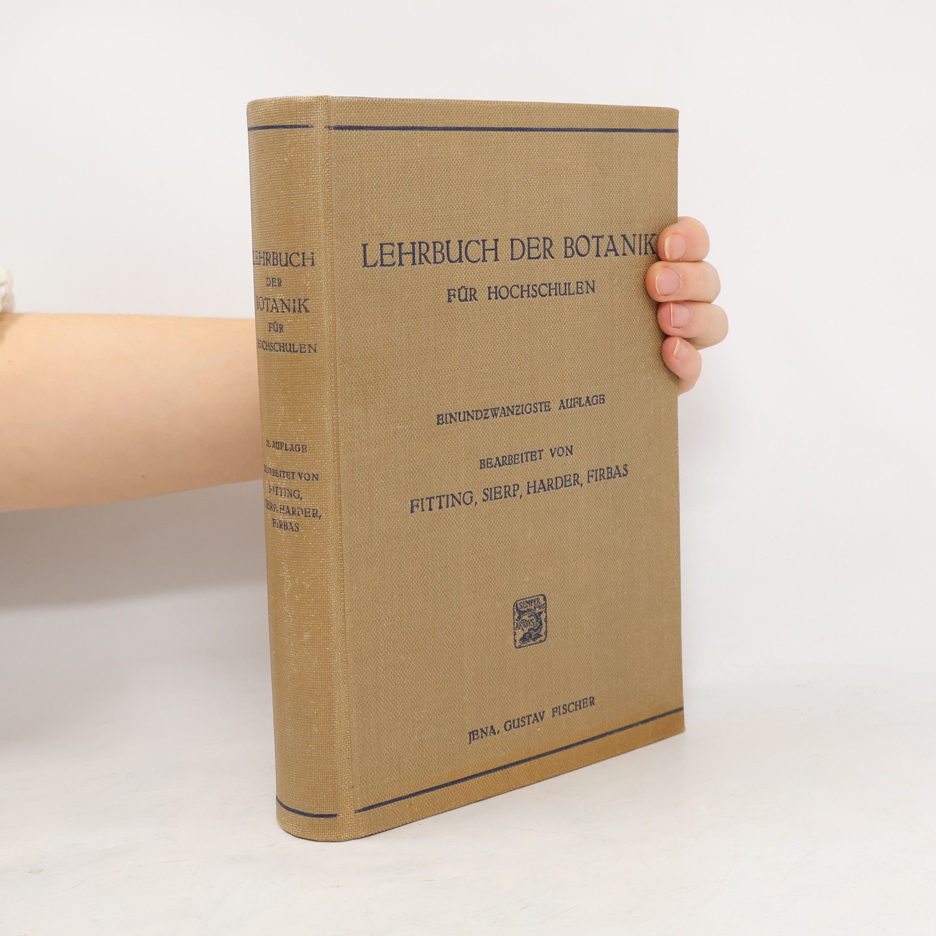 Collectif d'auteurs Lehrbuch der Botanik für Hochschulen