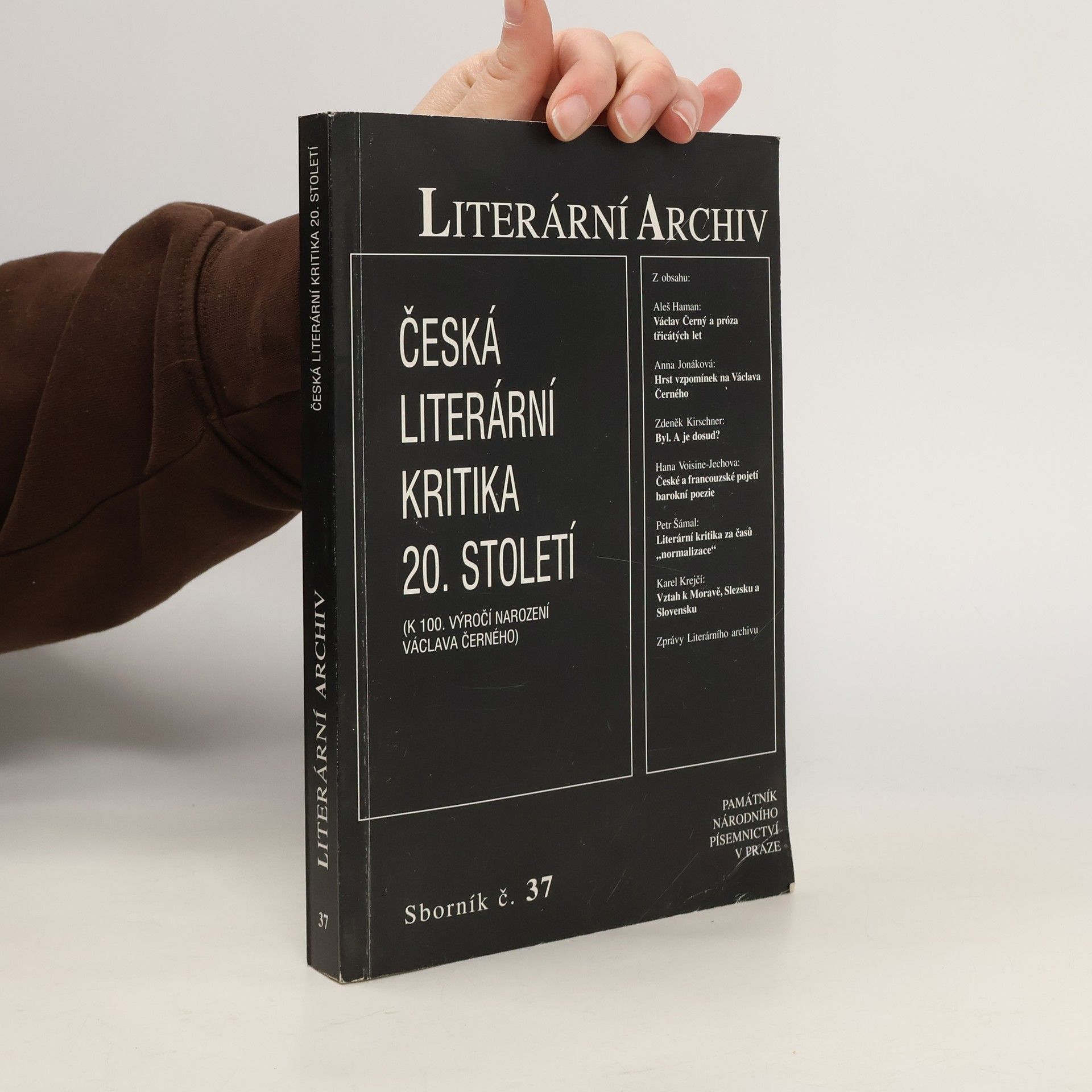 Česká literární kritika 20. století (k 100. výročí narození Václava Černého)
