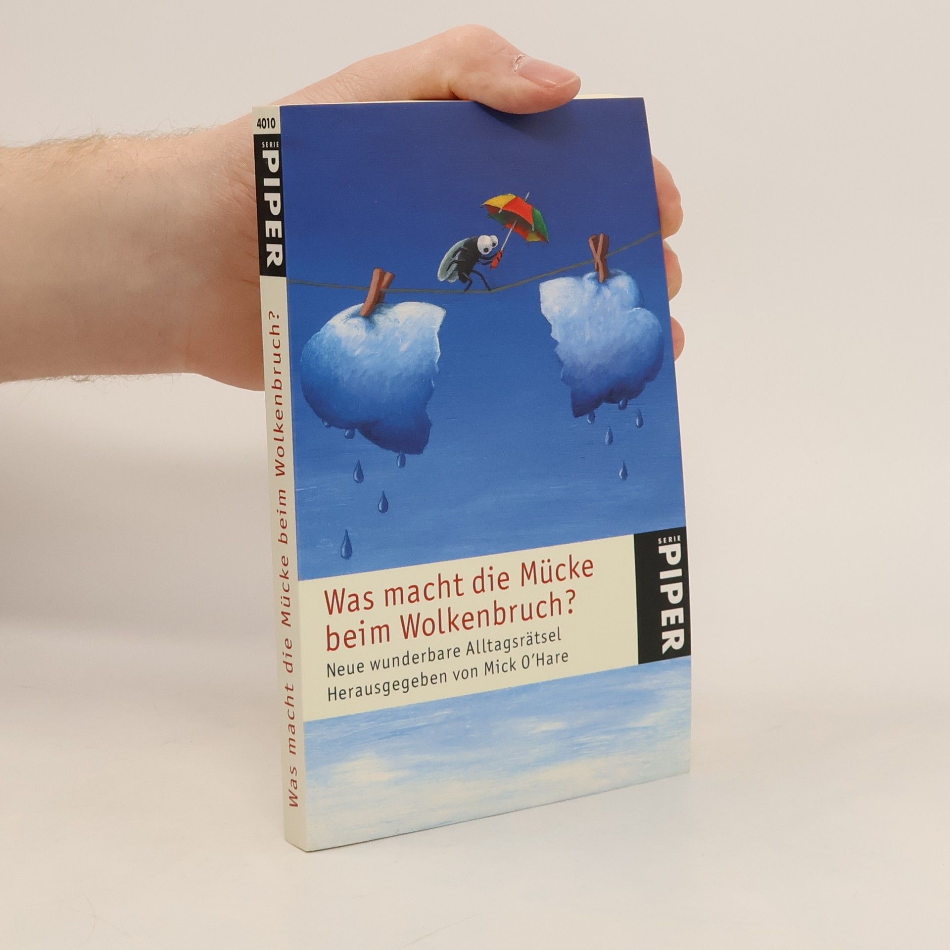 Was macht die Mücke beim Wolkenbruch?