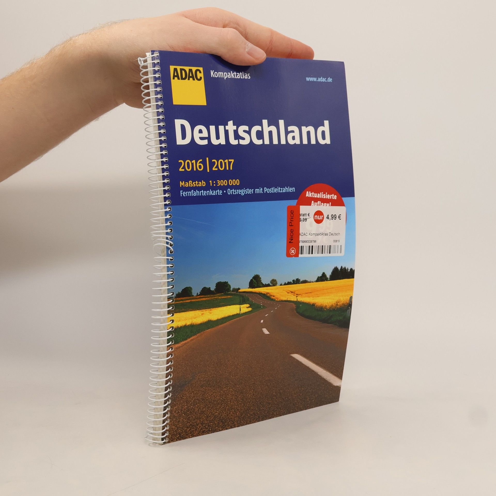 Collectif d'auteurs ADAC Atlanten - 2016/2017: ADAC Kompaktatlas Deutschland 2016/2017 1:300 000