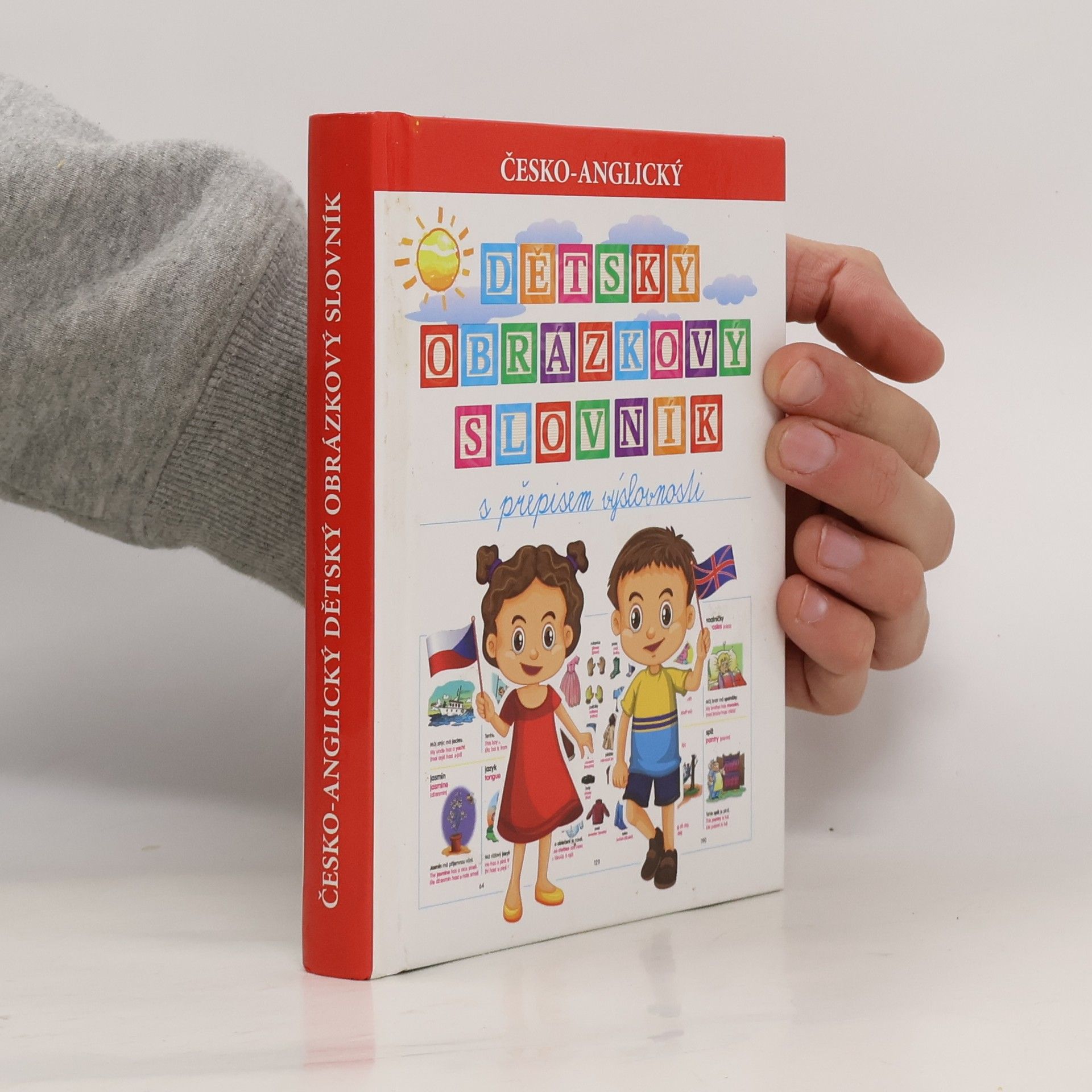Česko-anglický dětský obrázkový slovník : s přepisem výslovnosti