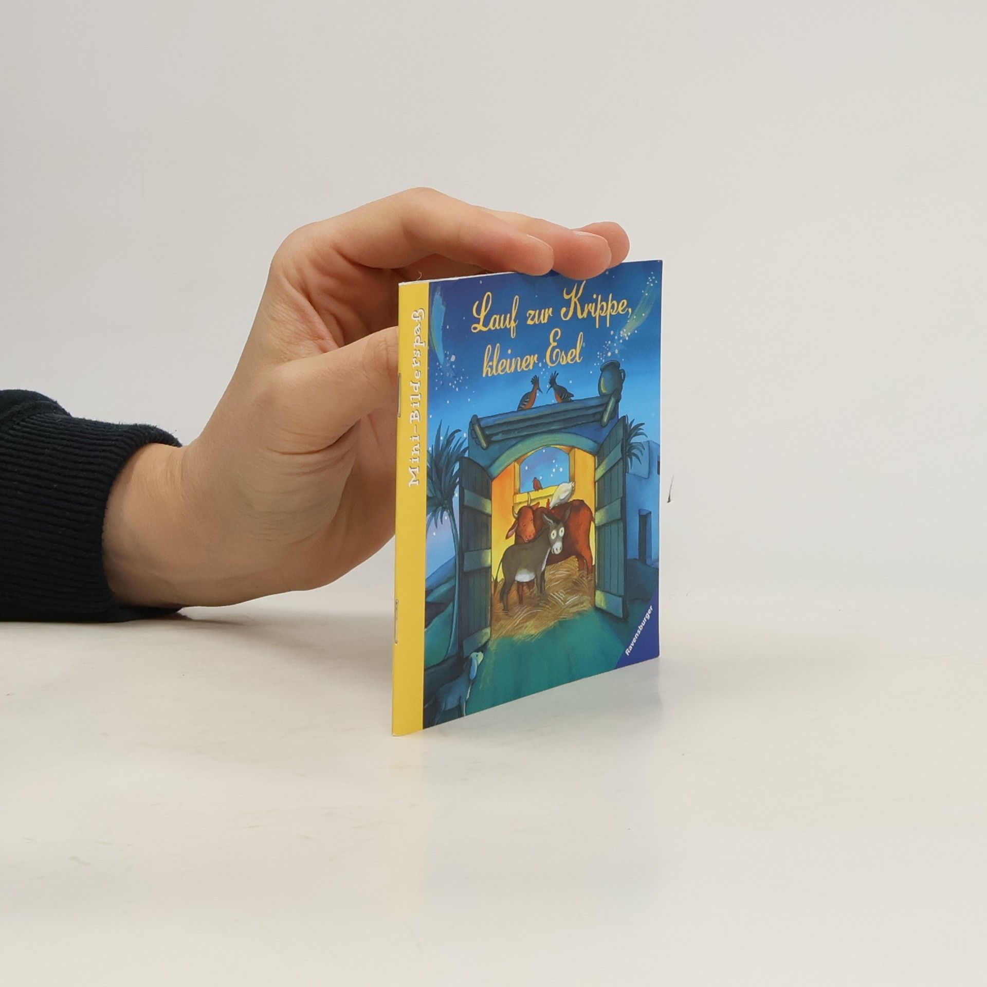 Renate Seelig Lauf zur Krippe, kleiner Esel