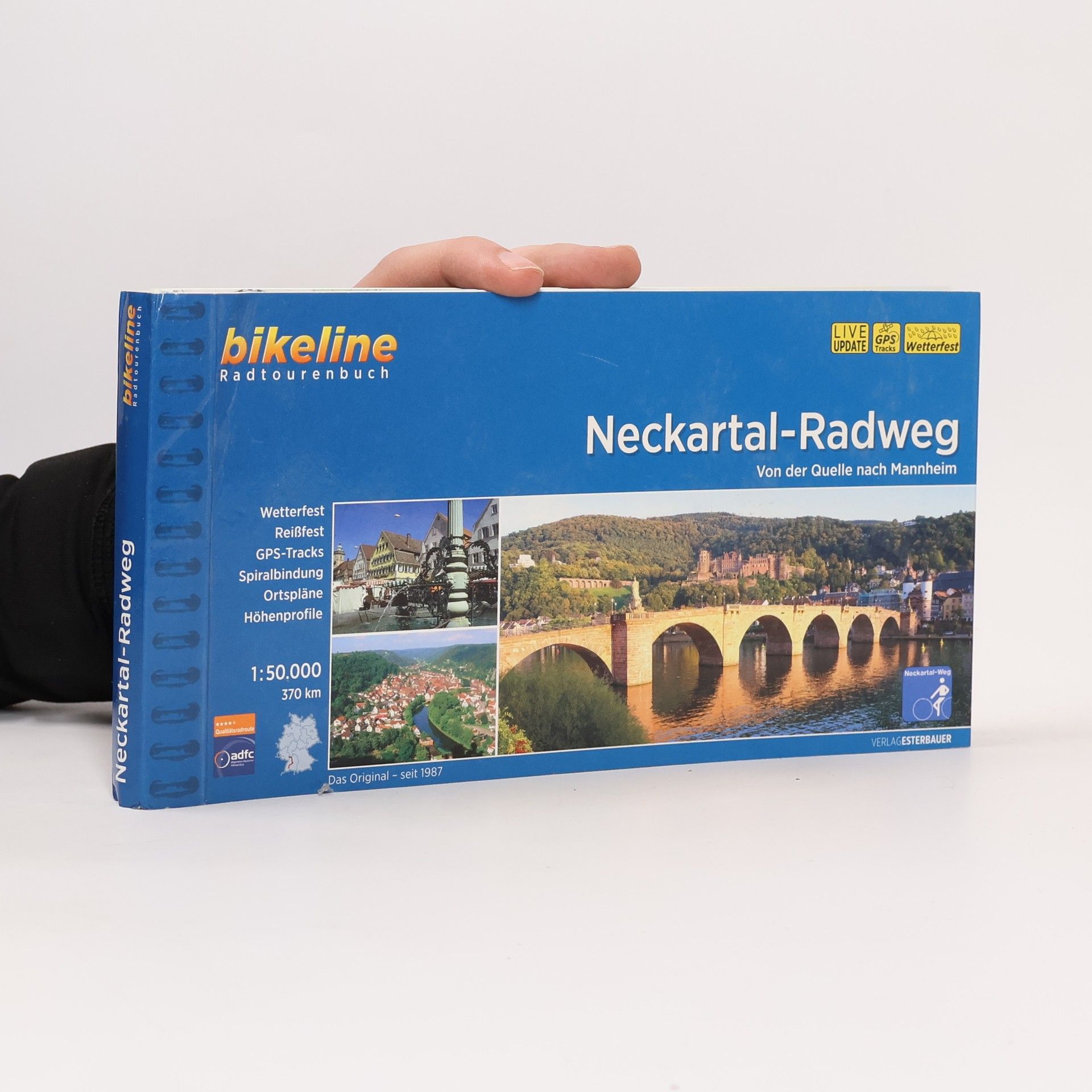 Kolektív autorov Bikeline Radtourenbuch: Neckartal-Radweg