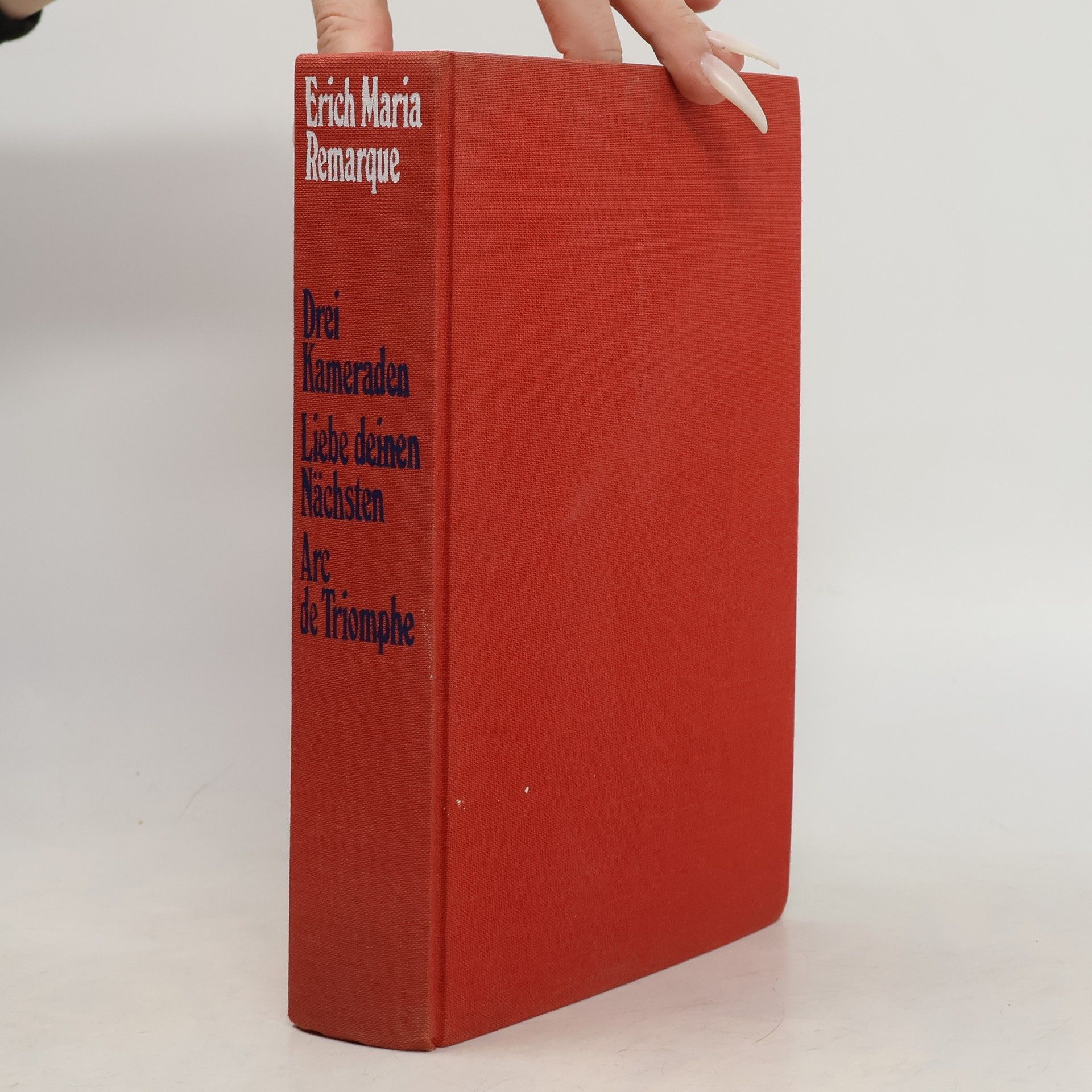 Erich Maria Remarque Drei Kameraden, Liebe deinen Nächsten, Arc de Triomphe