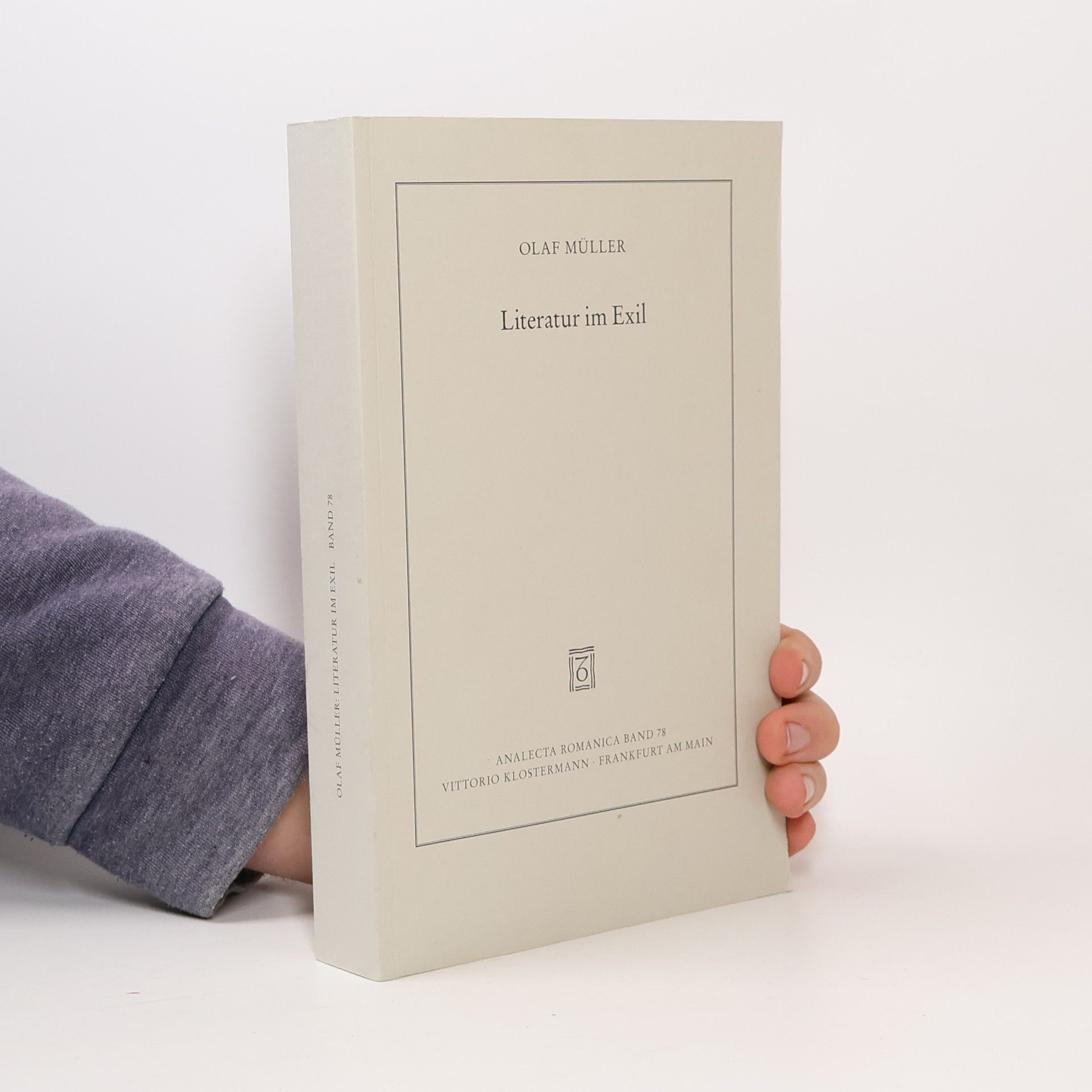 Analecta Romanica - 78: Literatur im Exil