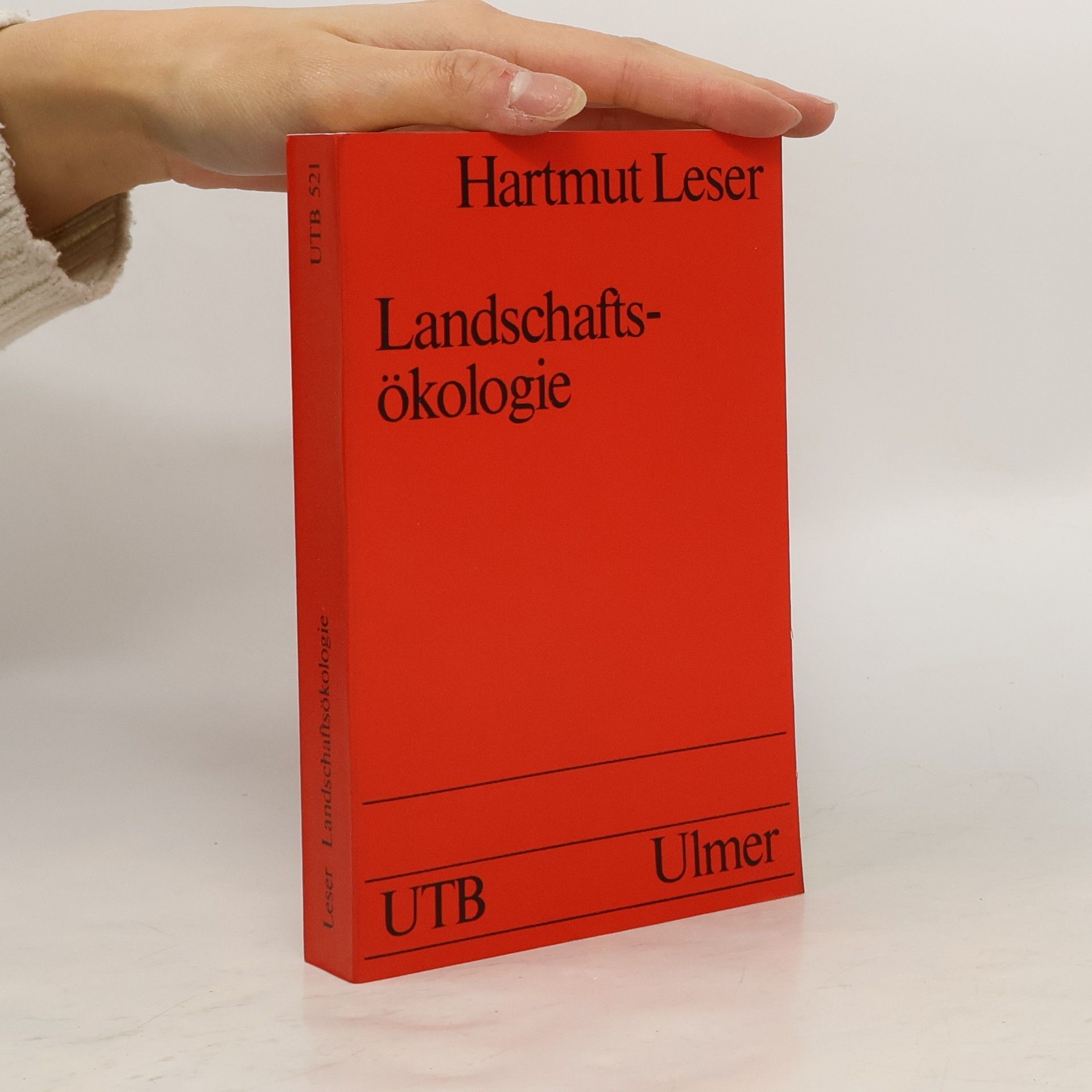Hartmut Leser Landschaftsökologie