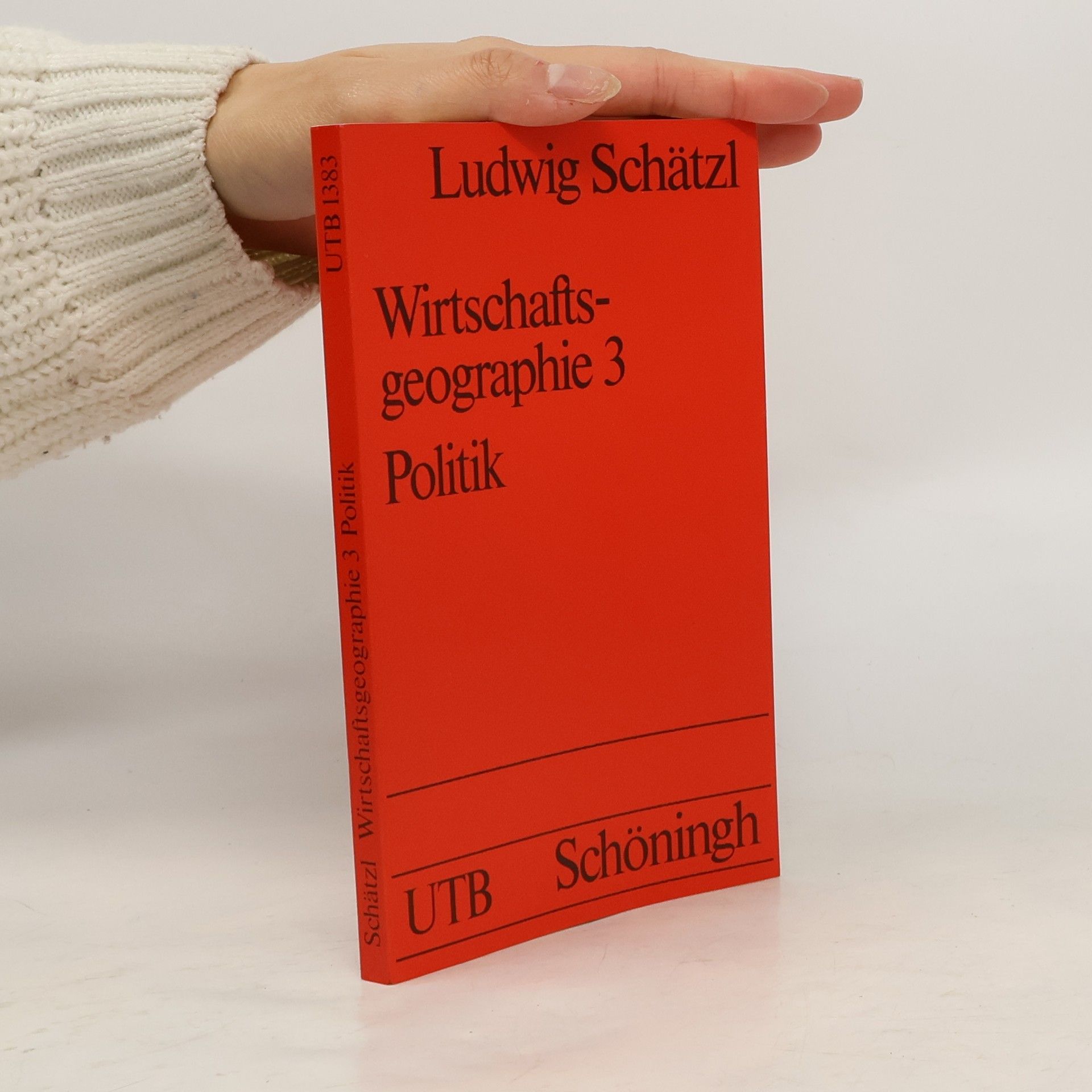 Ludwig Schätzl Wirtschaftsgeographie - 3: Politik