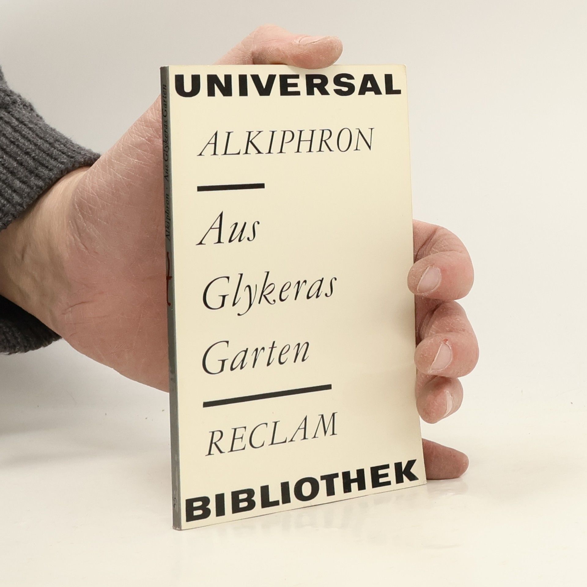 Alkiphron Aus Glykeras Garten