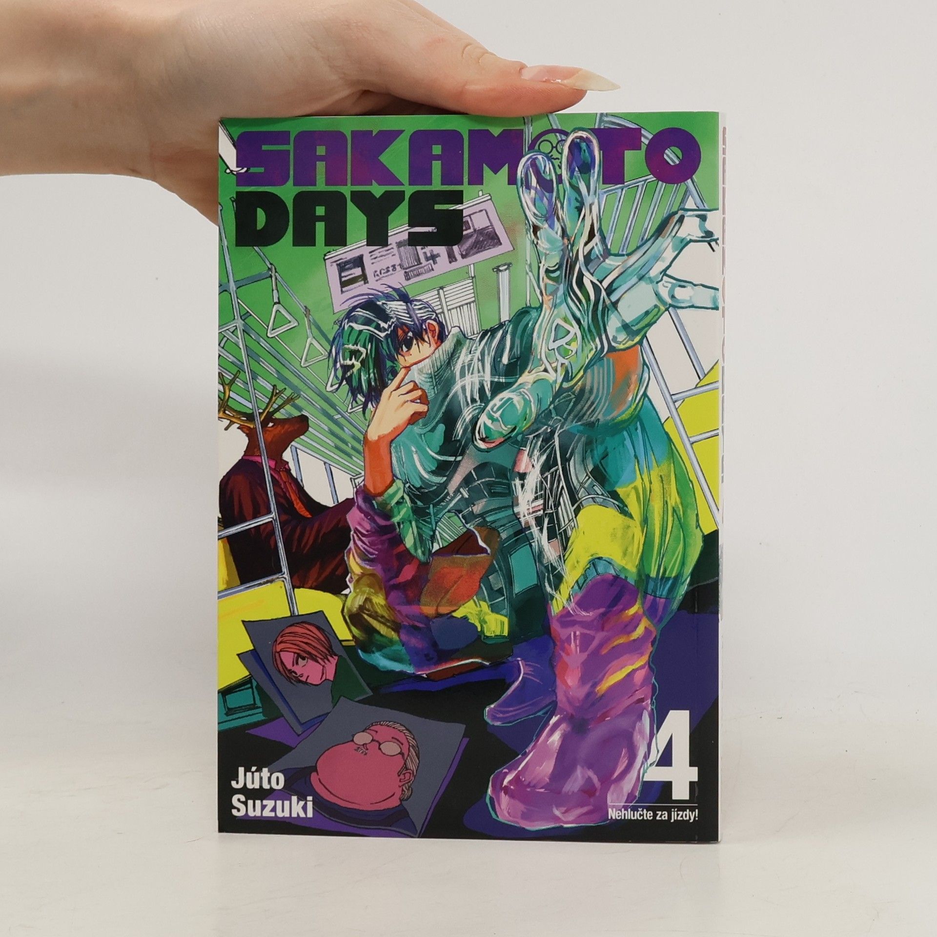 Anna Křivánková Sakamoto days. 4, Nehlučte za jízdy!