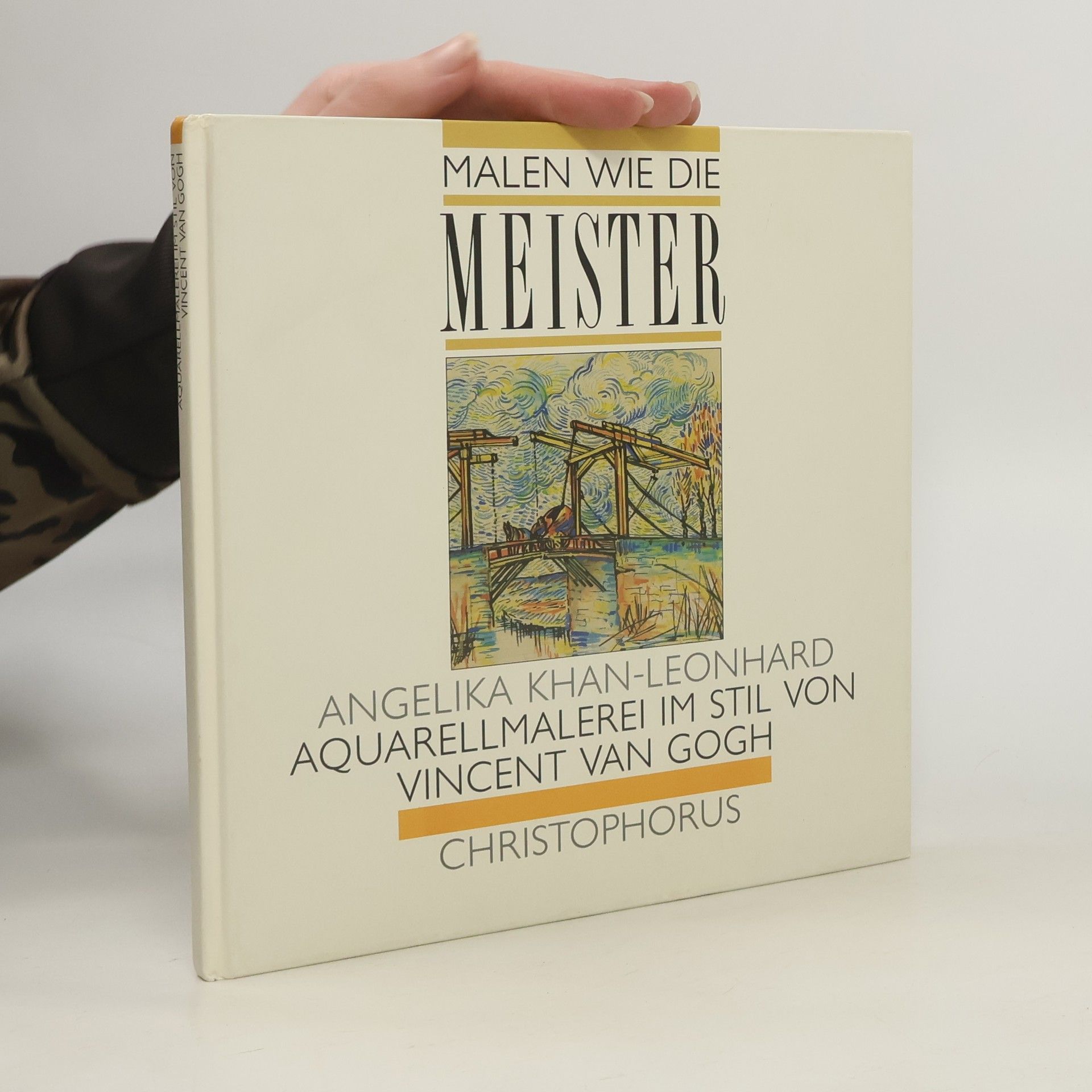 Angelika Khan-Leonhard Aquarellmalerei im Stil von Vincent van Gogh