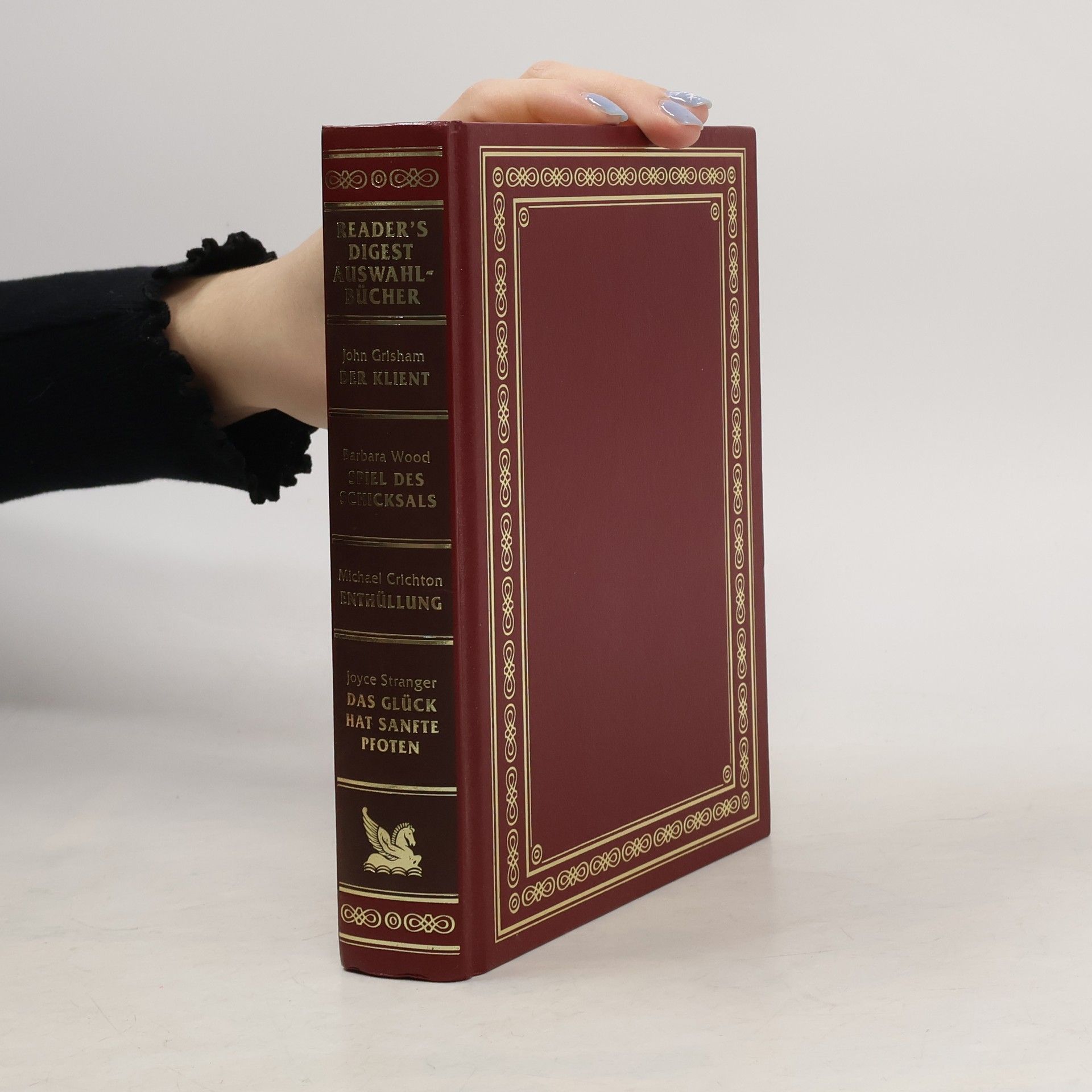 John Grisham Reader's Digest Auswahlbücher. Der Klient. Spiel des Schicksals. Enthüllung. Das Glück hat Sanfte Pfoten