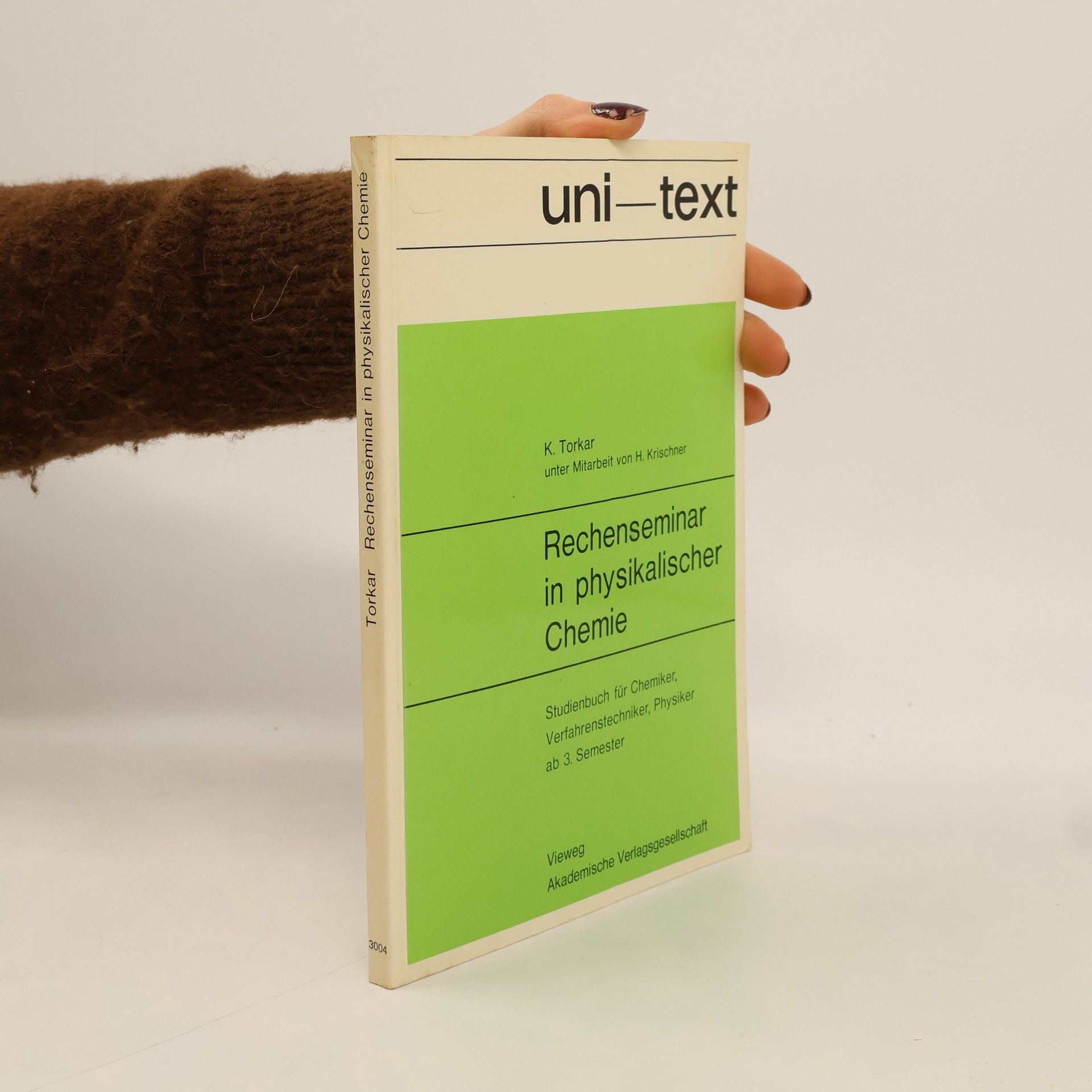 Karl Torkar Rechenseminar in physikalischer Chemie