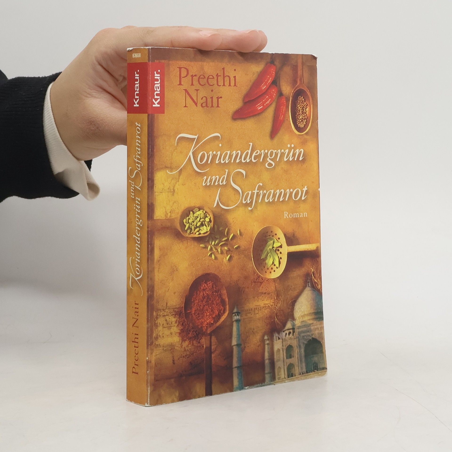 Preethi Nair Koriandergrün und Safranrot
