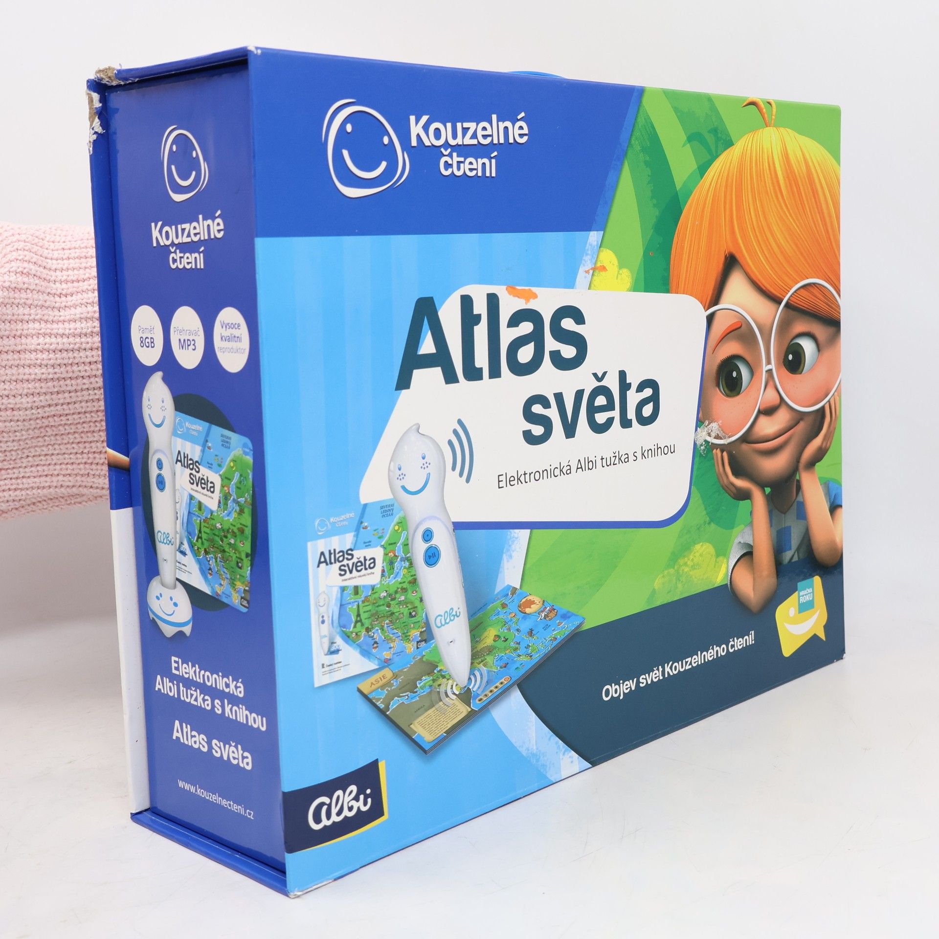 Auteurscollectief Kouzelné čtení. Atlas světa (box, elektronická tužka, průvodce)