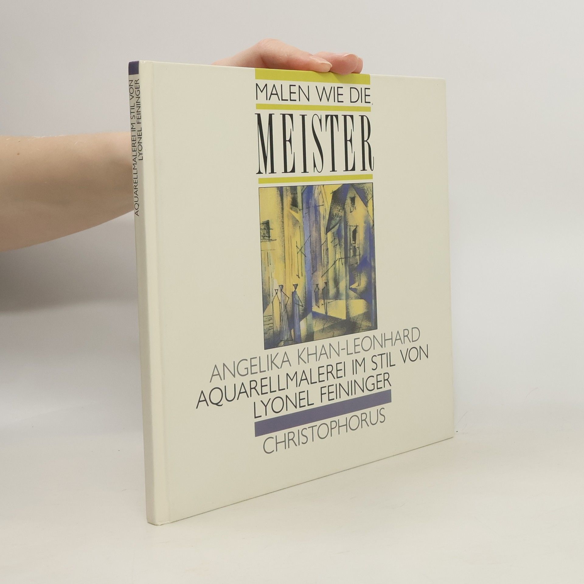 Aquarellmalerei im Stil von Lyonel Feininger