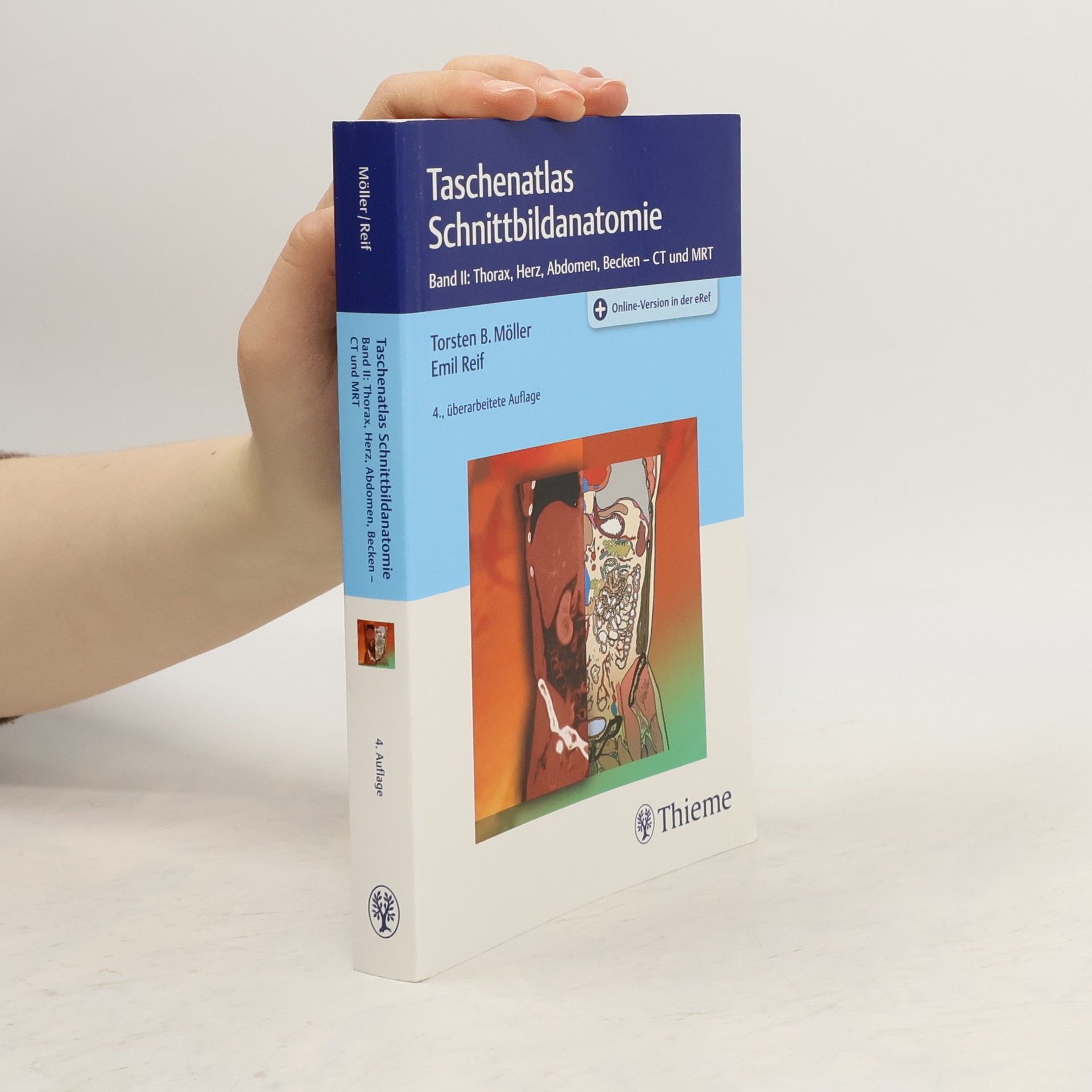 Taschenatlas Schnittbildanatomie - 2: Thorax, Herz, Abdomen, Becken - CT und MRT - 4., überarbeitete Auflage